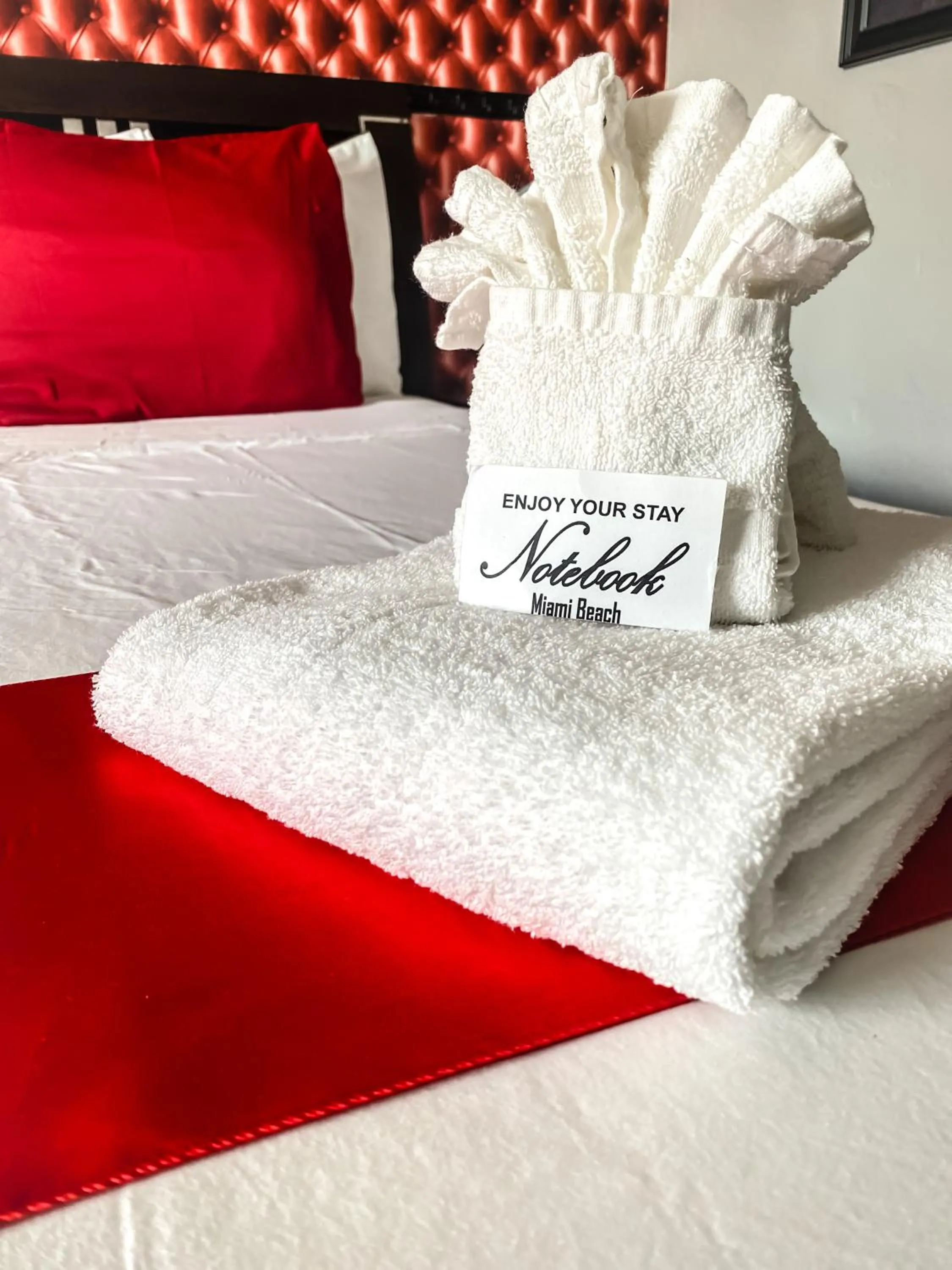 Bed in Notebook Miami Beach