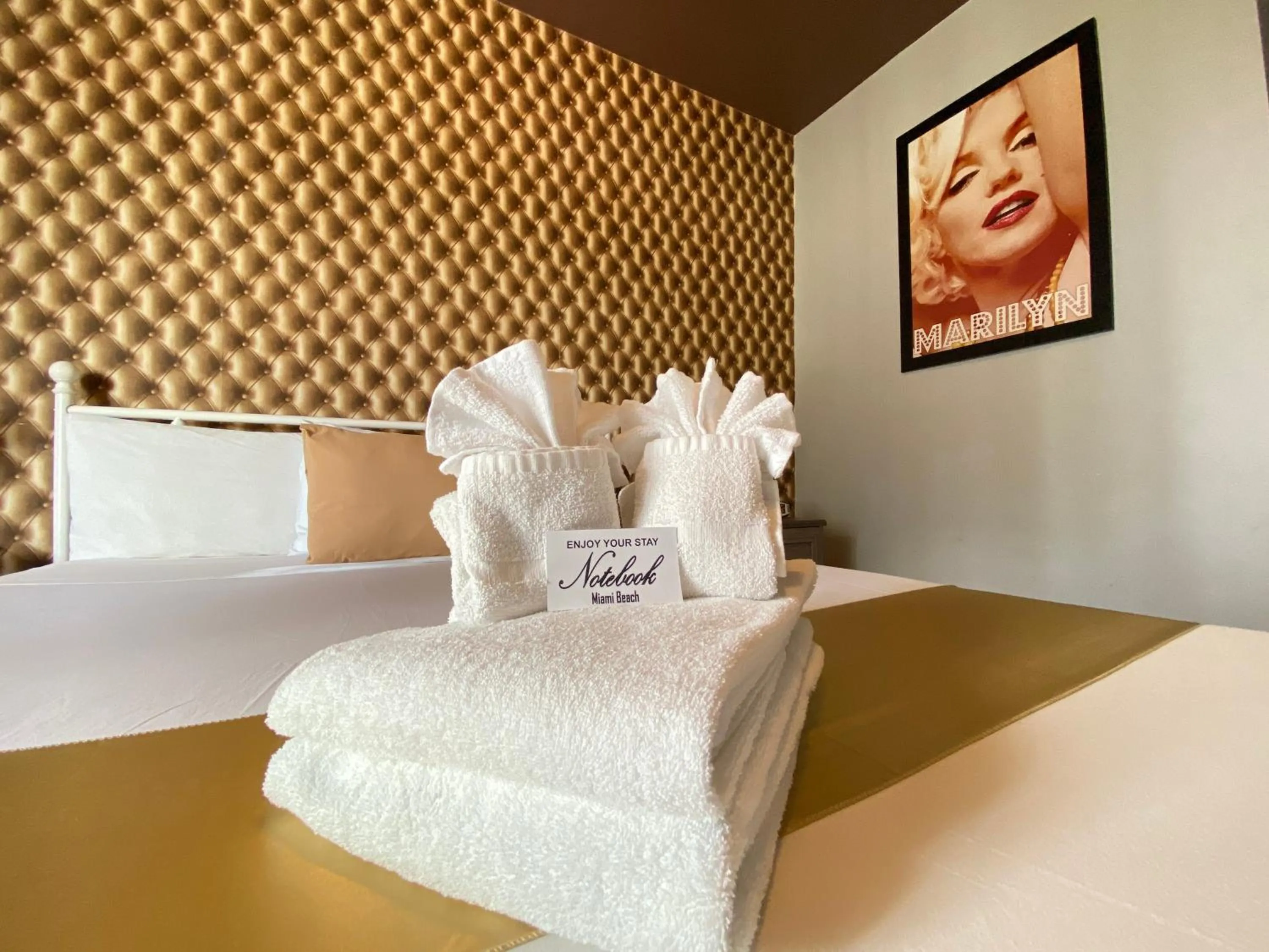 Bed in Notebook Miami Beach