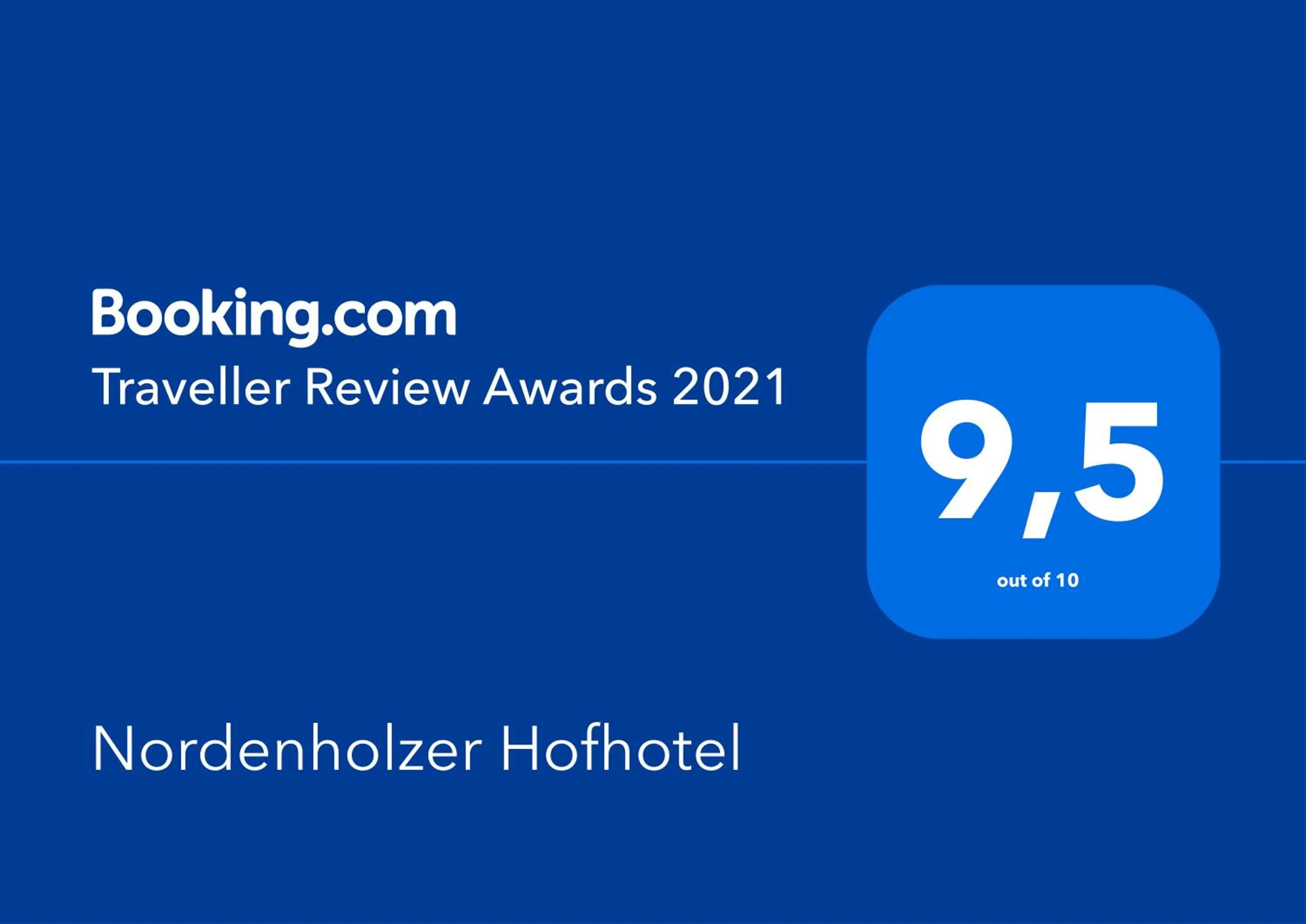 Certificate/Award in Nordenholzer Hofhotel