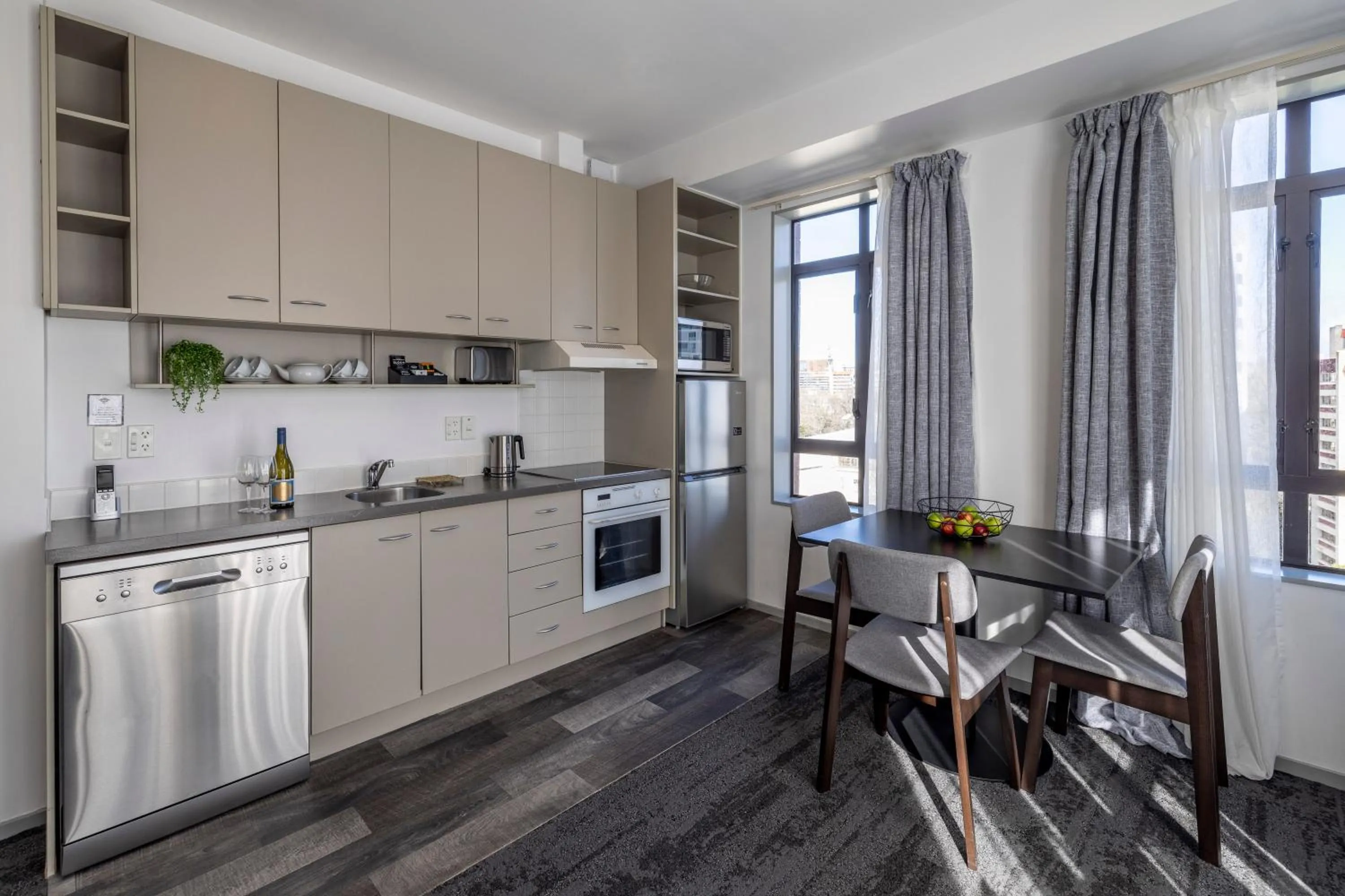 Dining area in Quest on Eden Auckland CBD Apartment Hotel