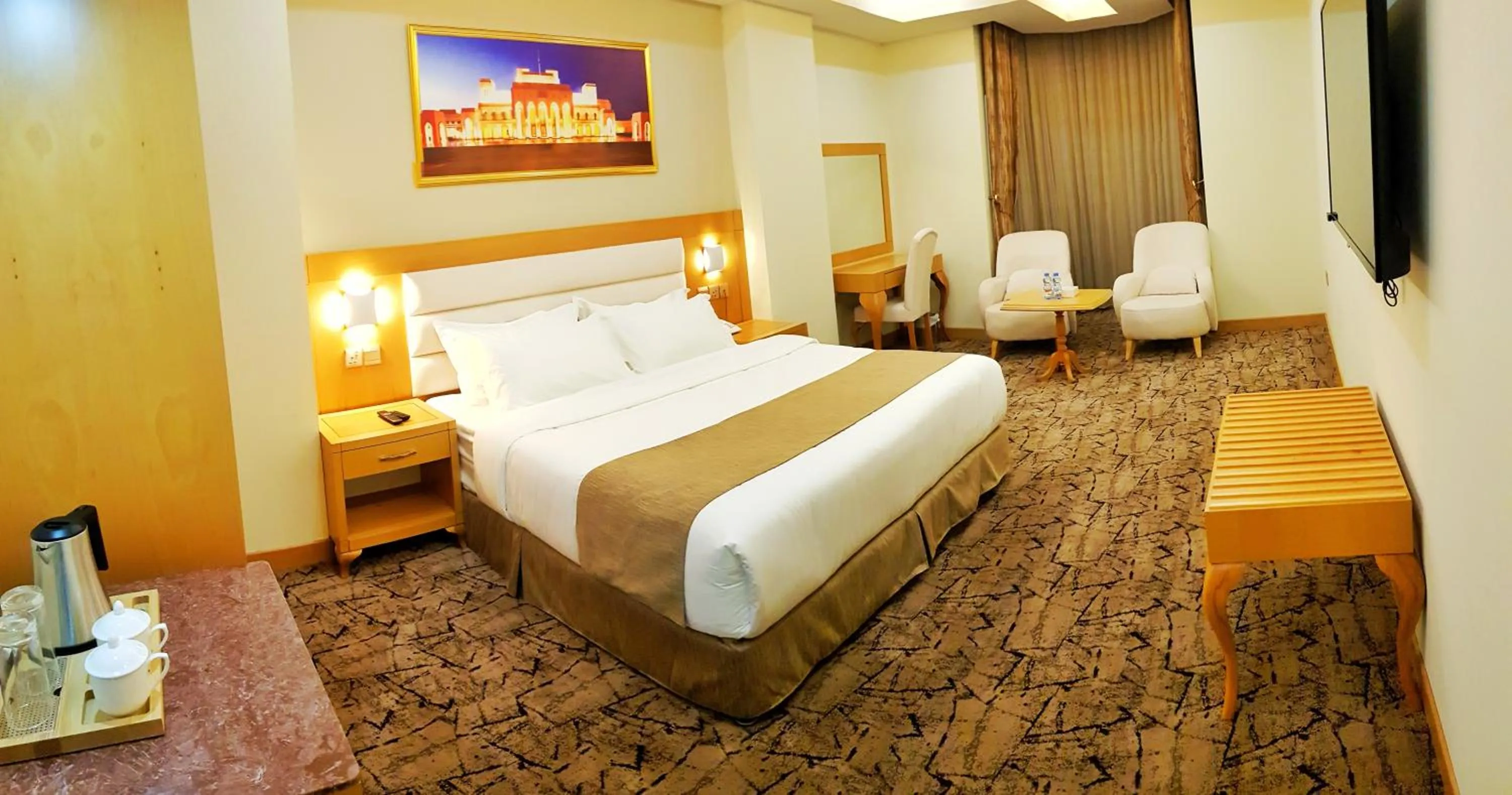 Photo of the whole room, Bed in Muscat Plaza Hotel