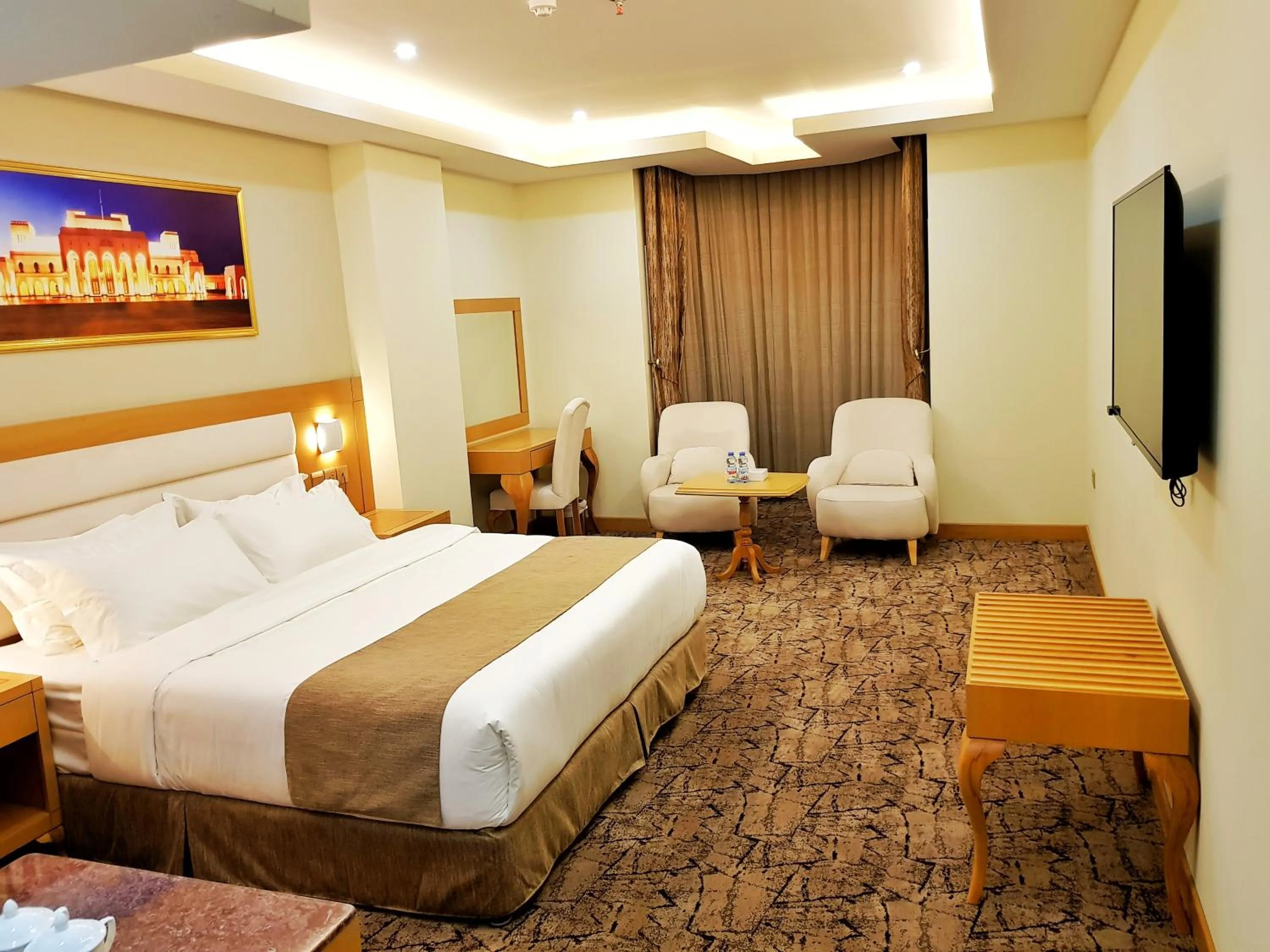 Photo of the whole room, Bed in Muscat Plaza Hotel