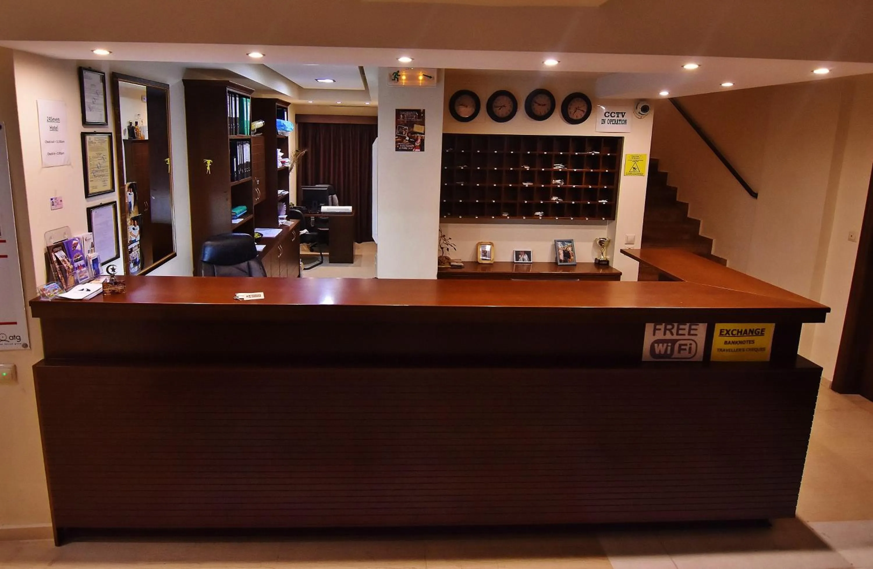 Lobby or reception in 24 Seven Boutique Hotel