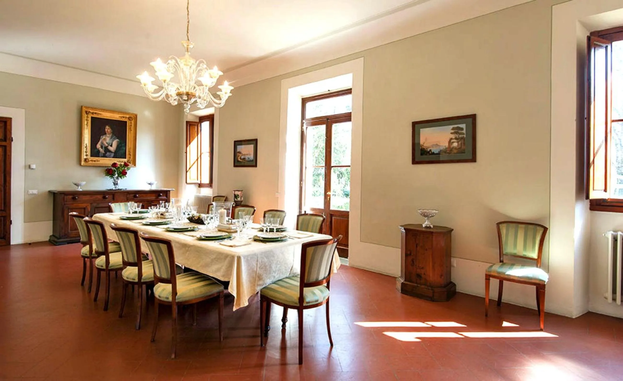 Dining area in Villa Martina