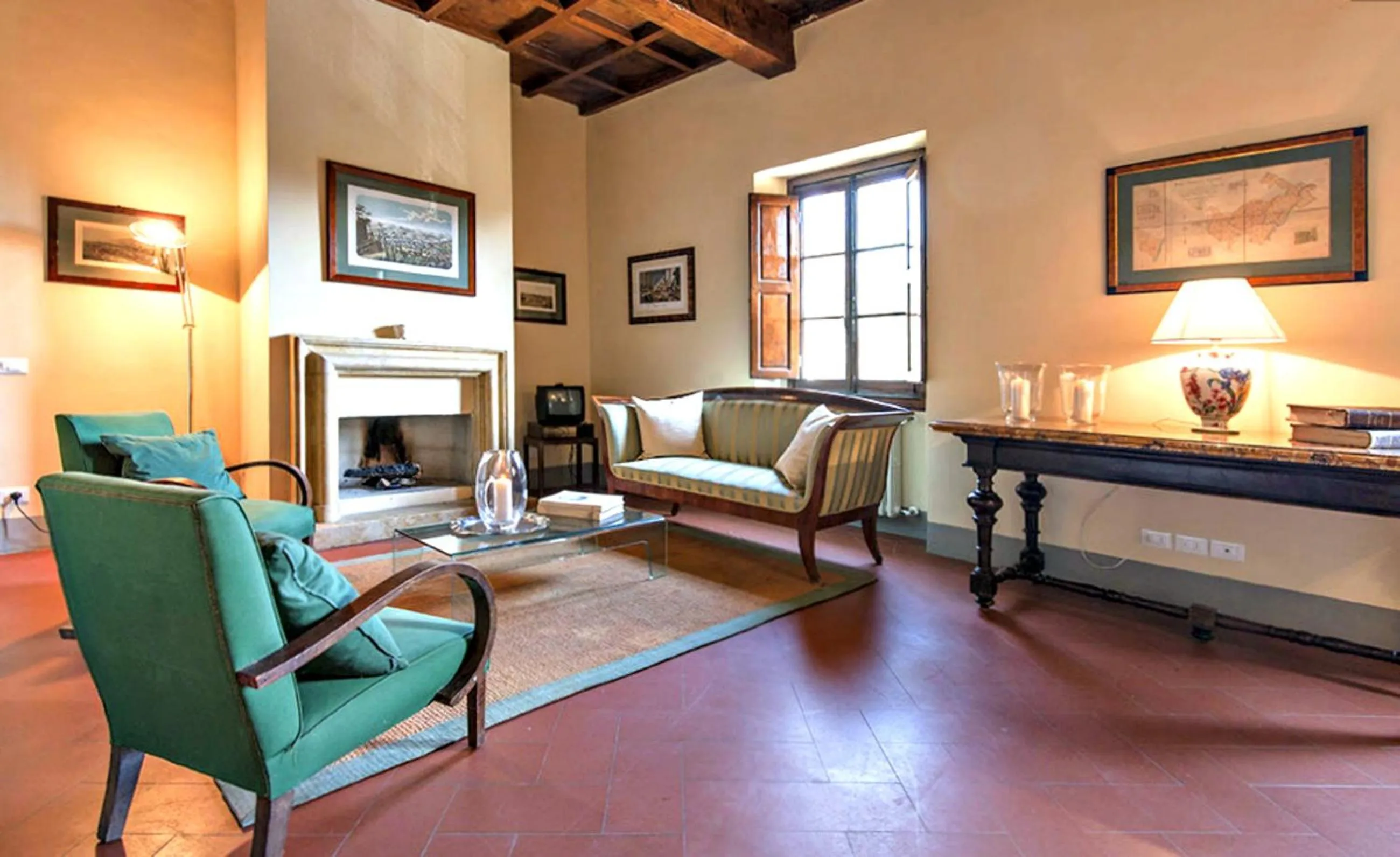 Living room in Villa Martina