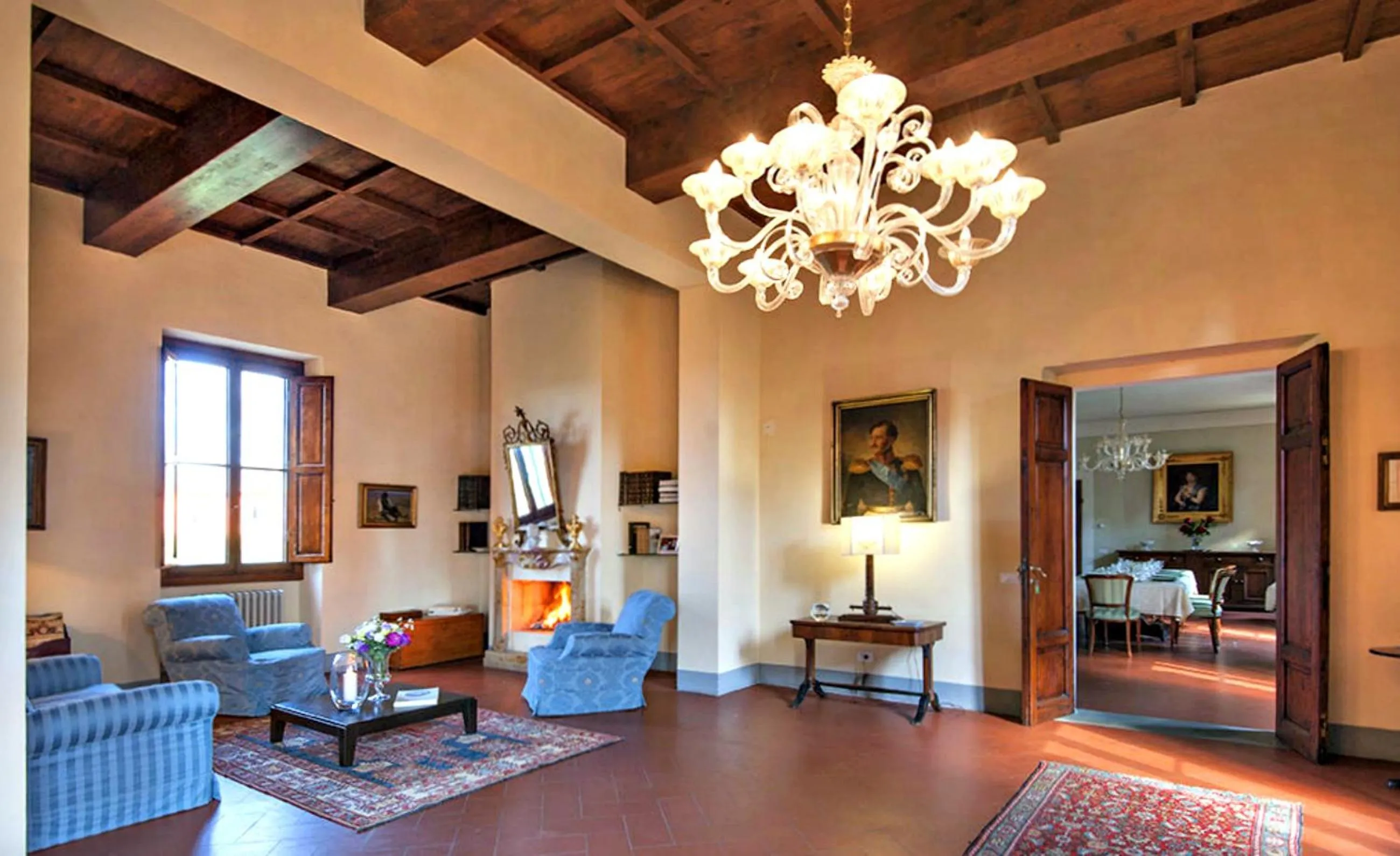 Living room in Villa Martina