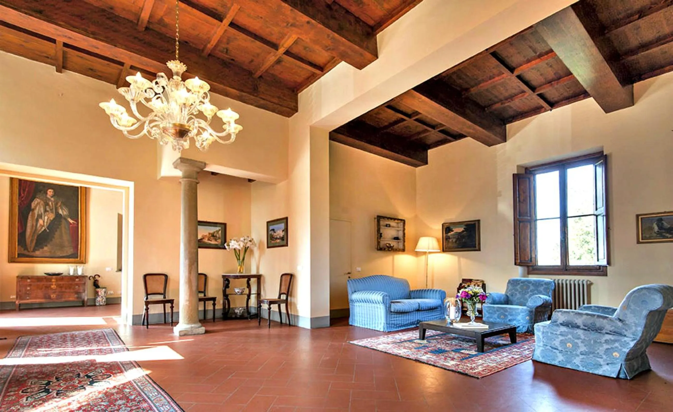Living room in Villa Martina