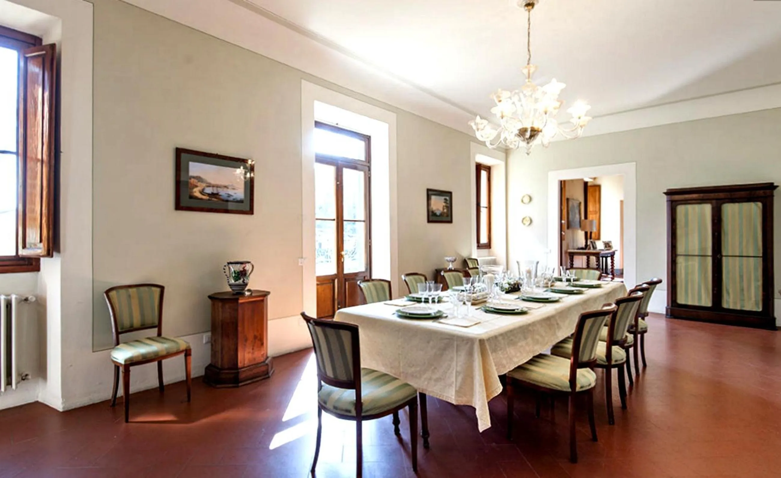 Dining area in Villa Martina