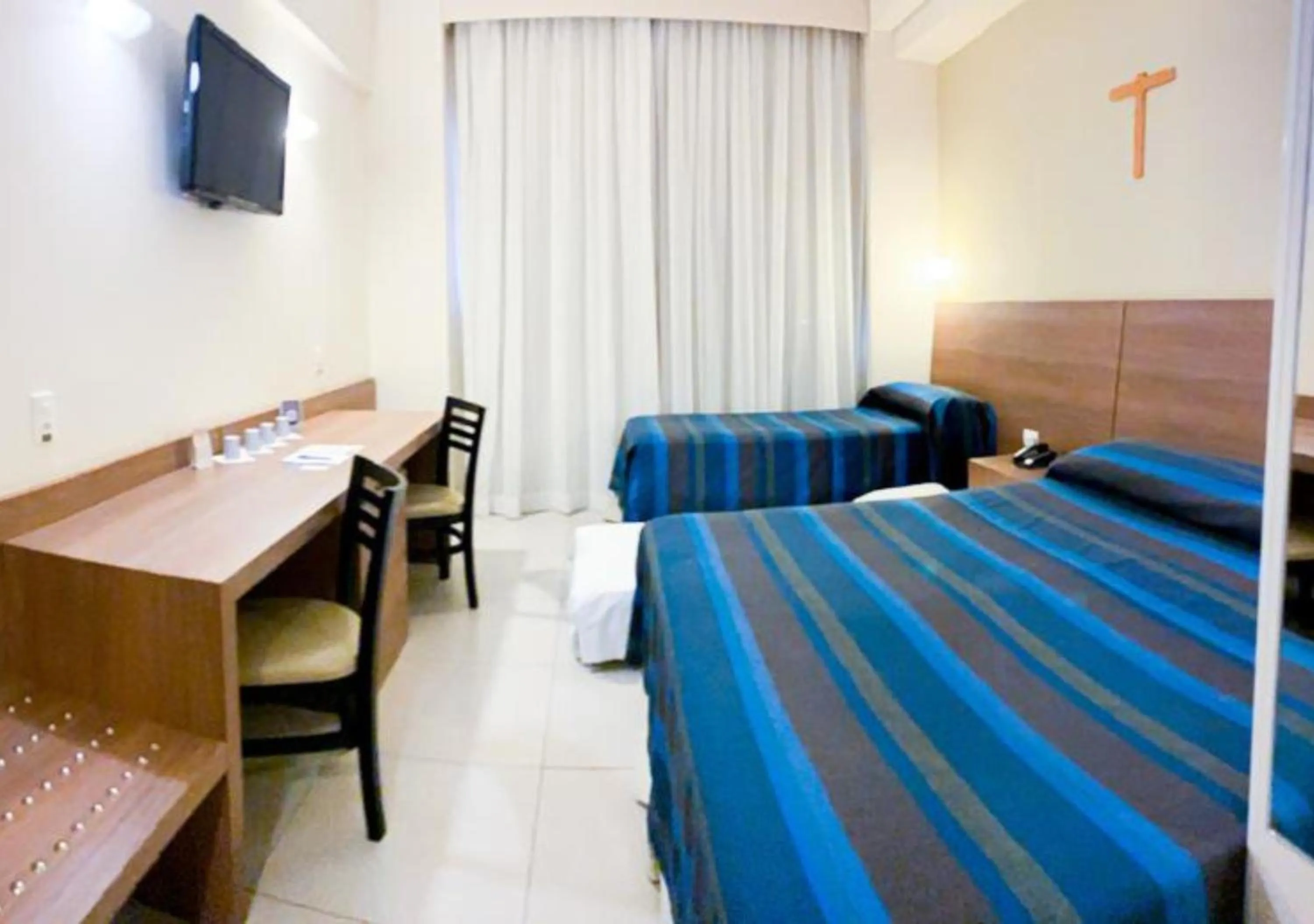 Bedroom, Bed in Hotel Rainha do Brasil