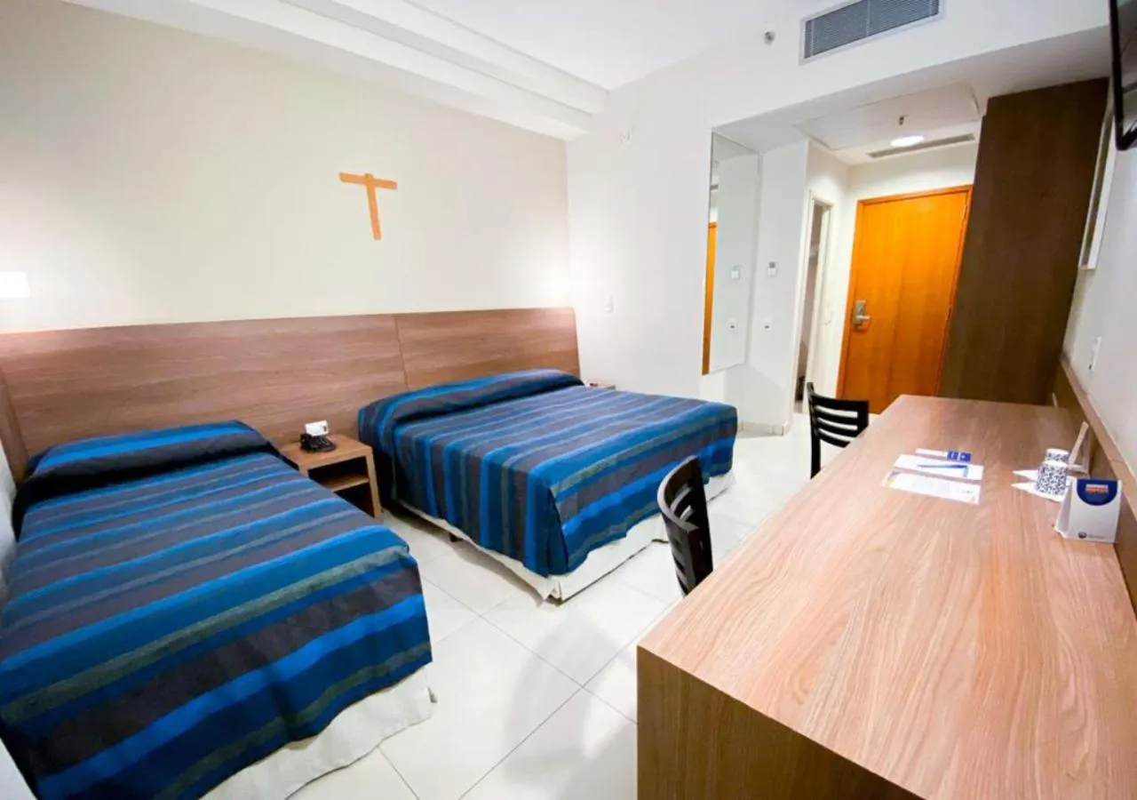 Bedroom, Bed in Hotel Rainha do Brasil