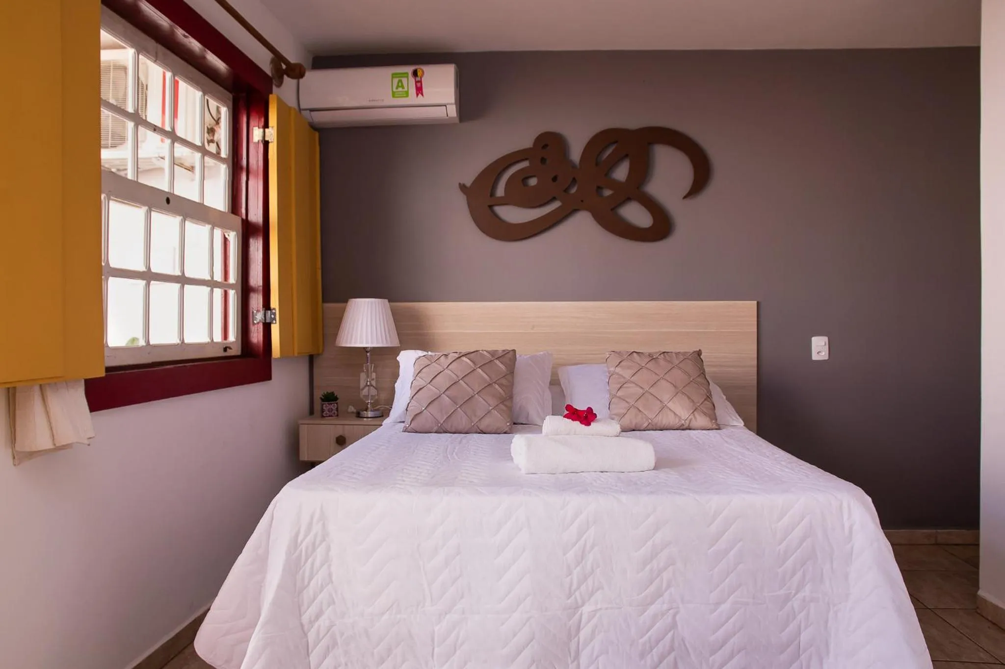 Bed in Pousada Tesouro de Minas - Centro Histórico