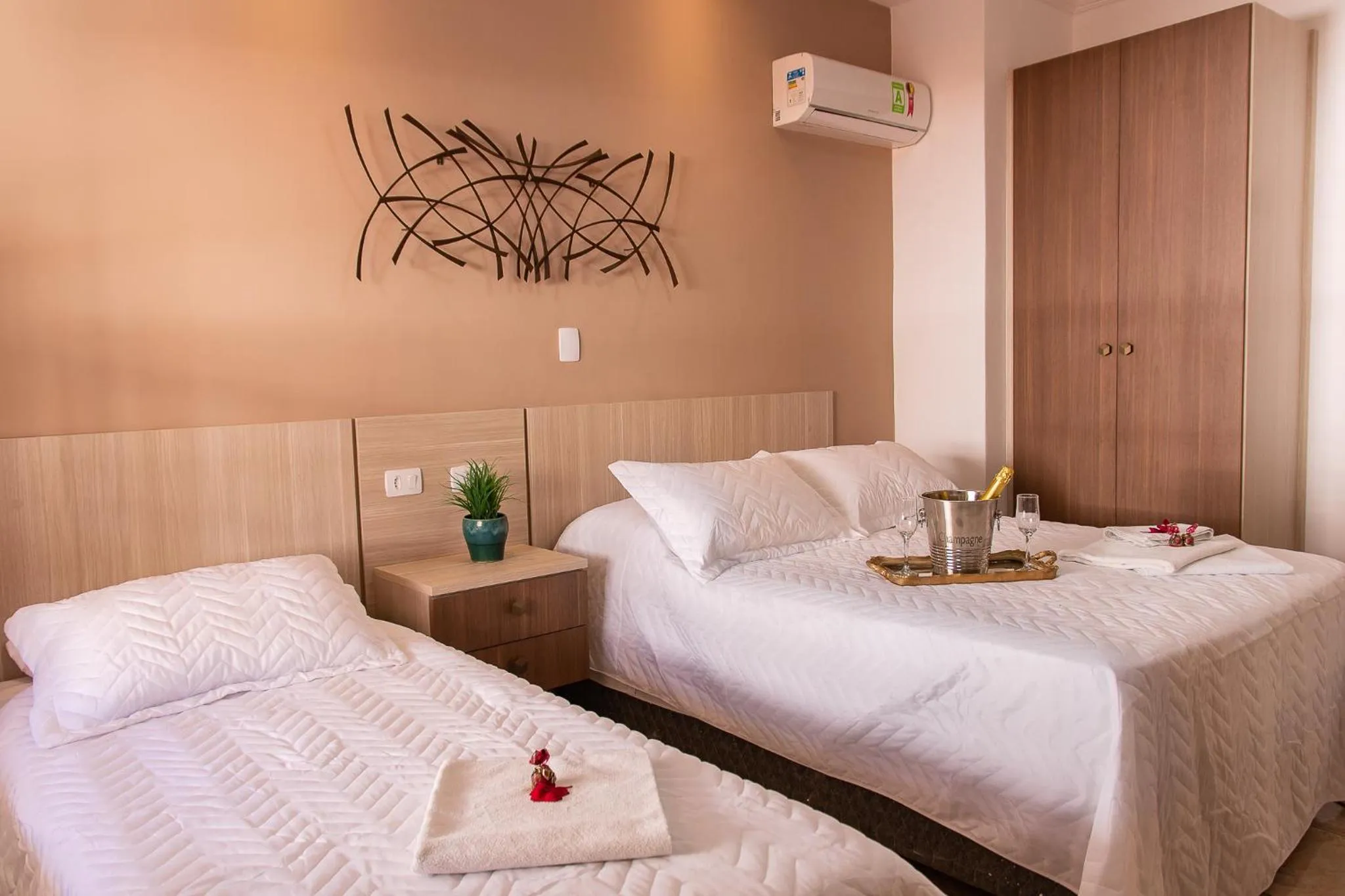 Bed in Pousada Tesouro de Minas - Centro Histórico