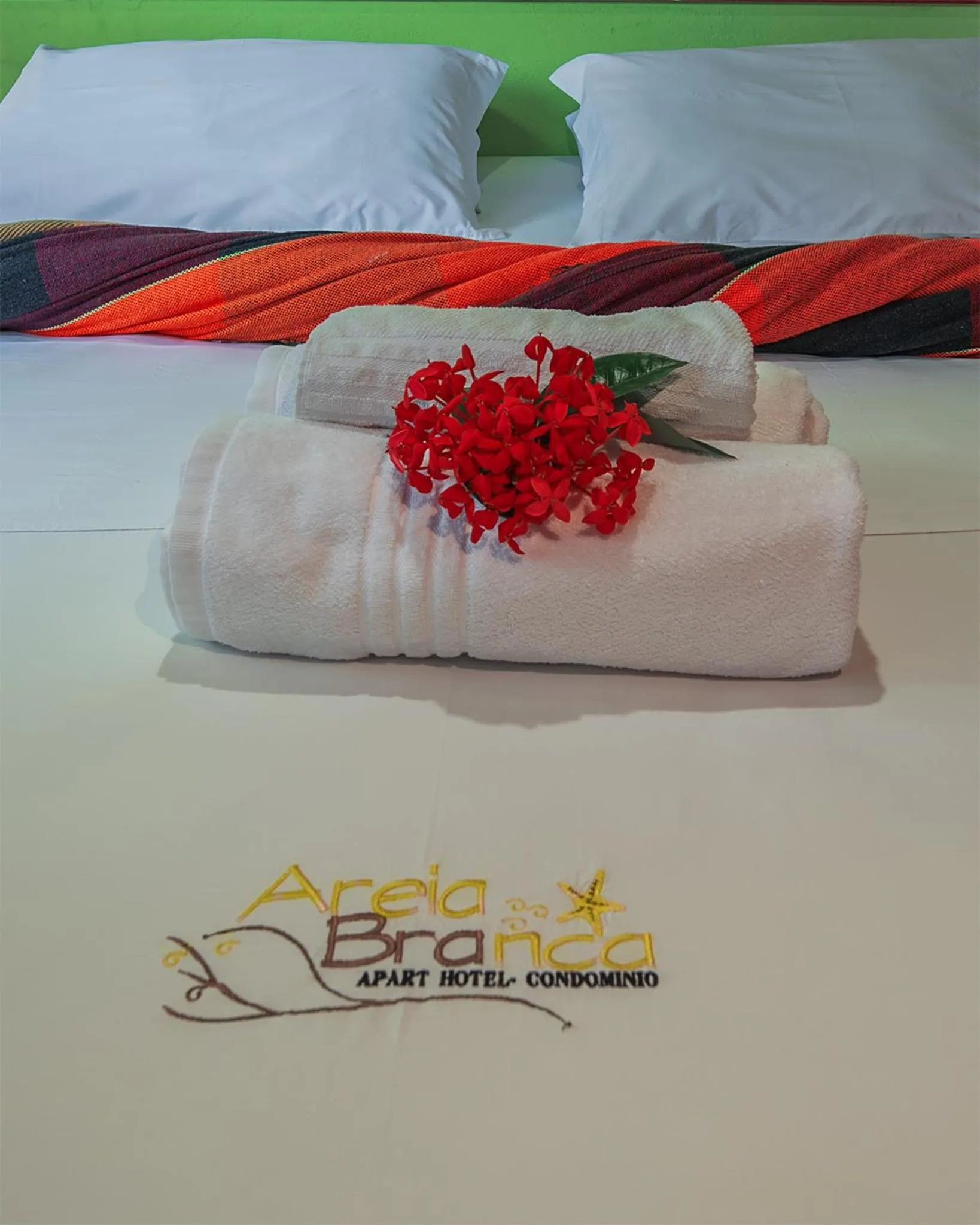 Bedroom, Bed in Areia Branca Apart Hotel