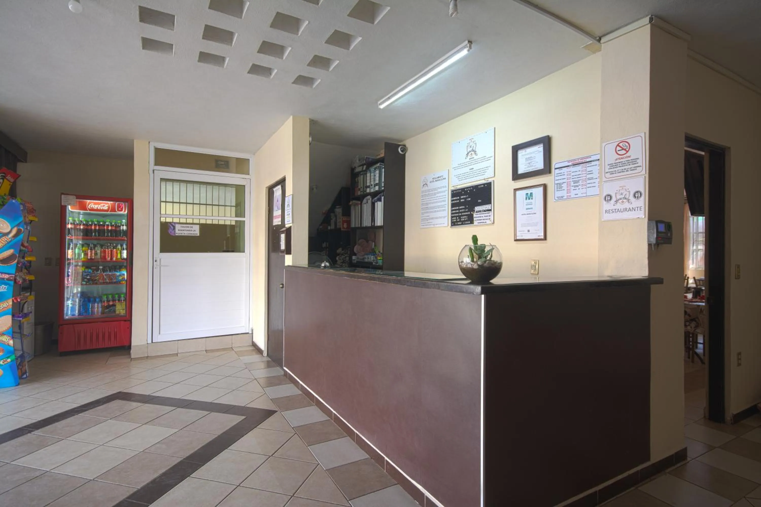 Lobby or reception in Hotel Maria Elena