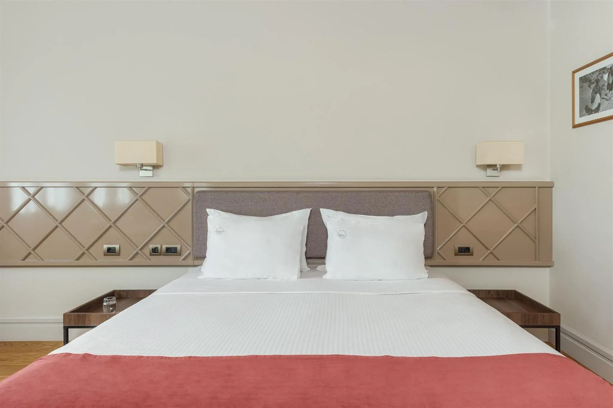 Bed in The Lake Hotel