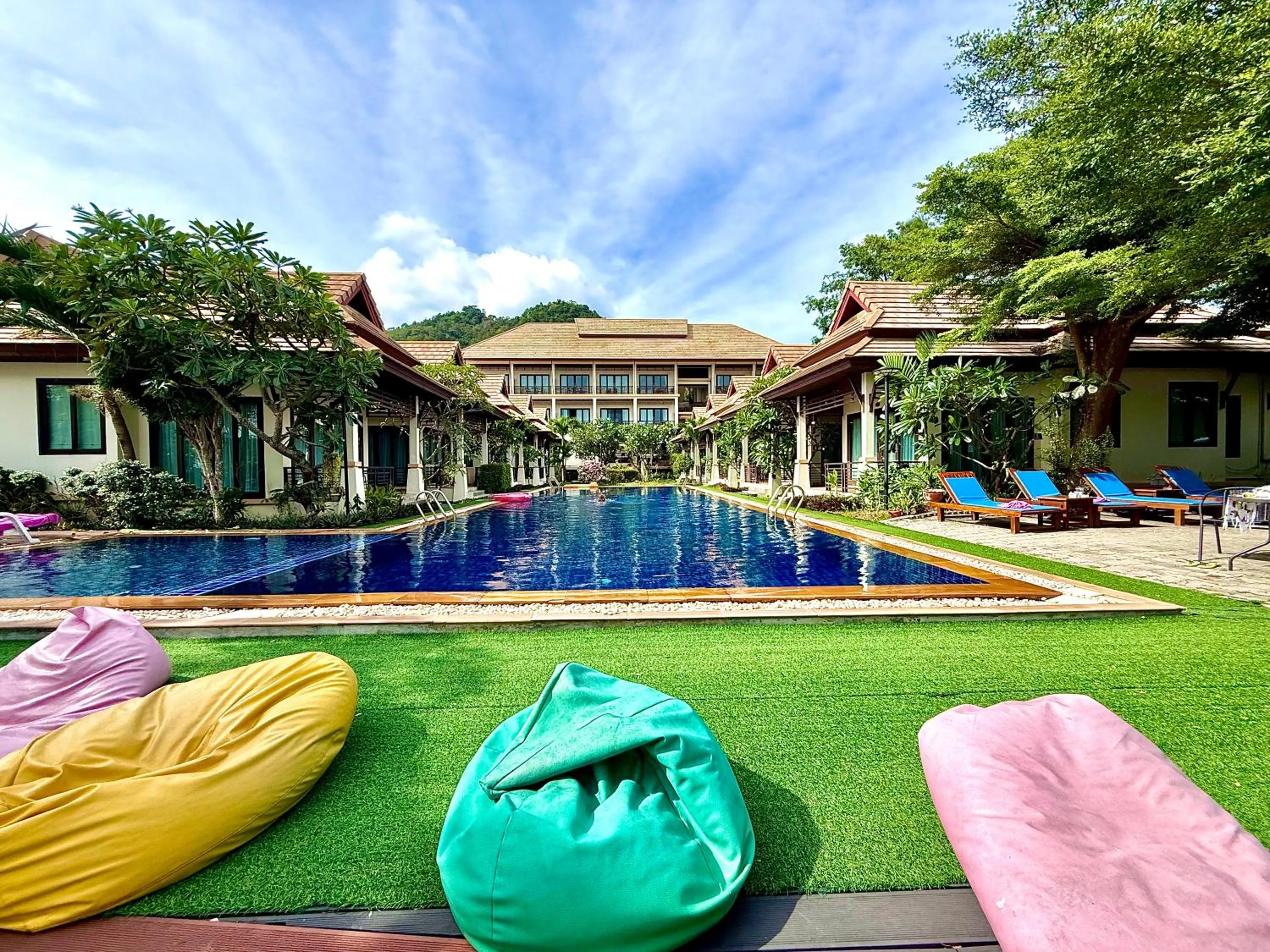 Pool view in Poolsawat Villa - SHA Plus