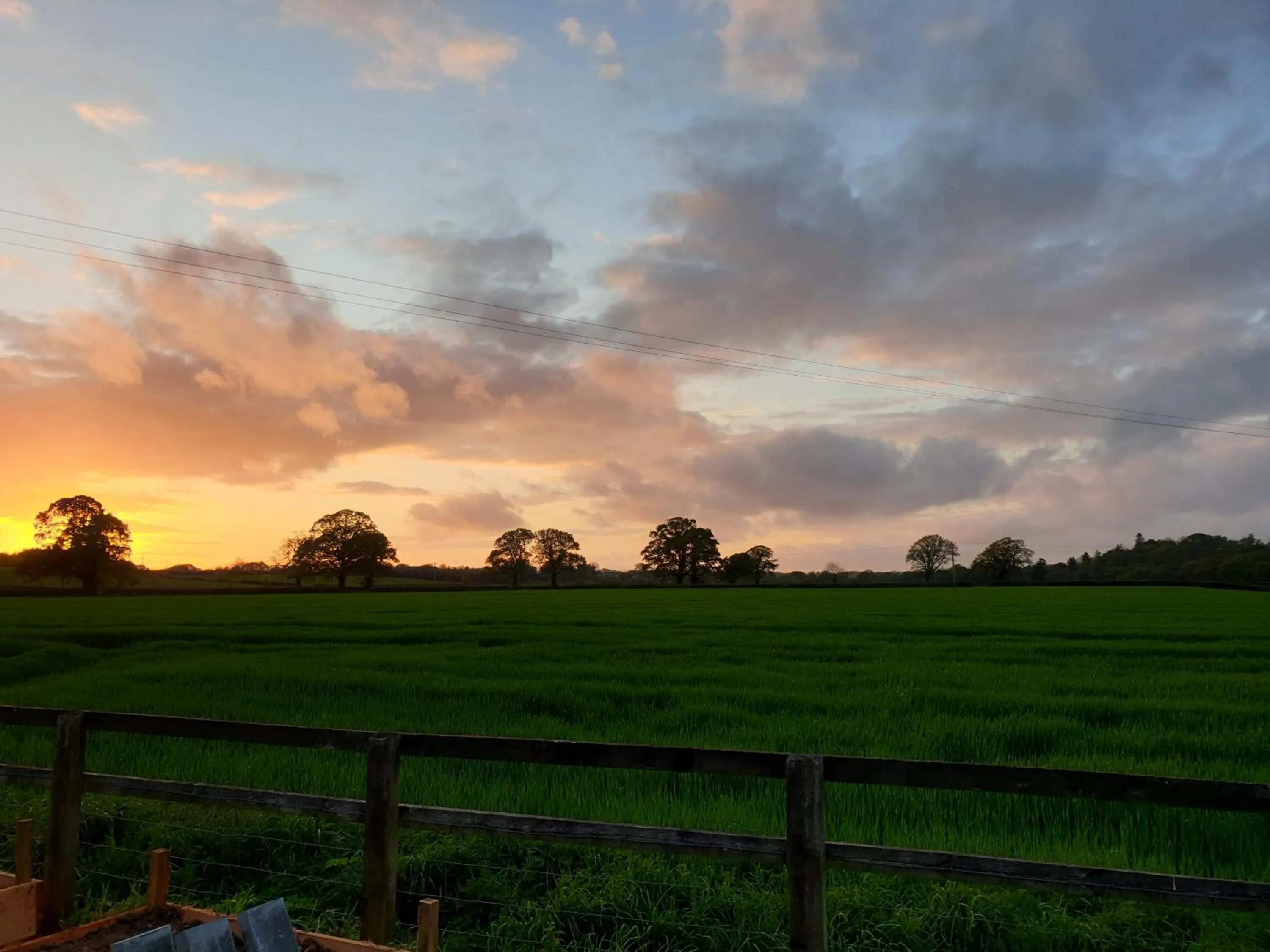 Sunset in The Millers Cottage