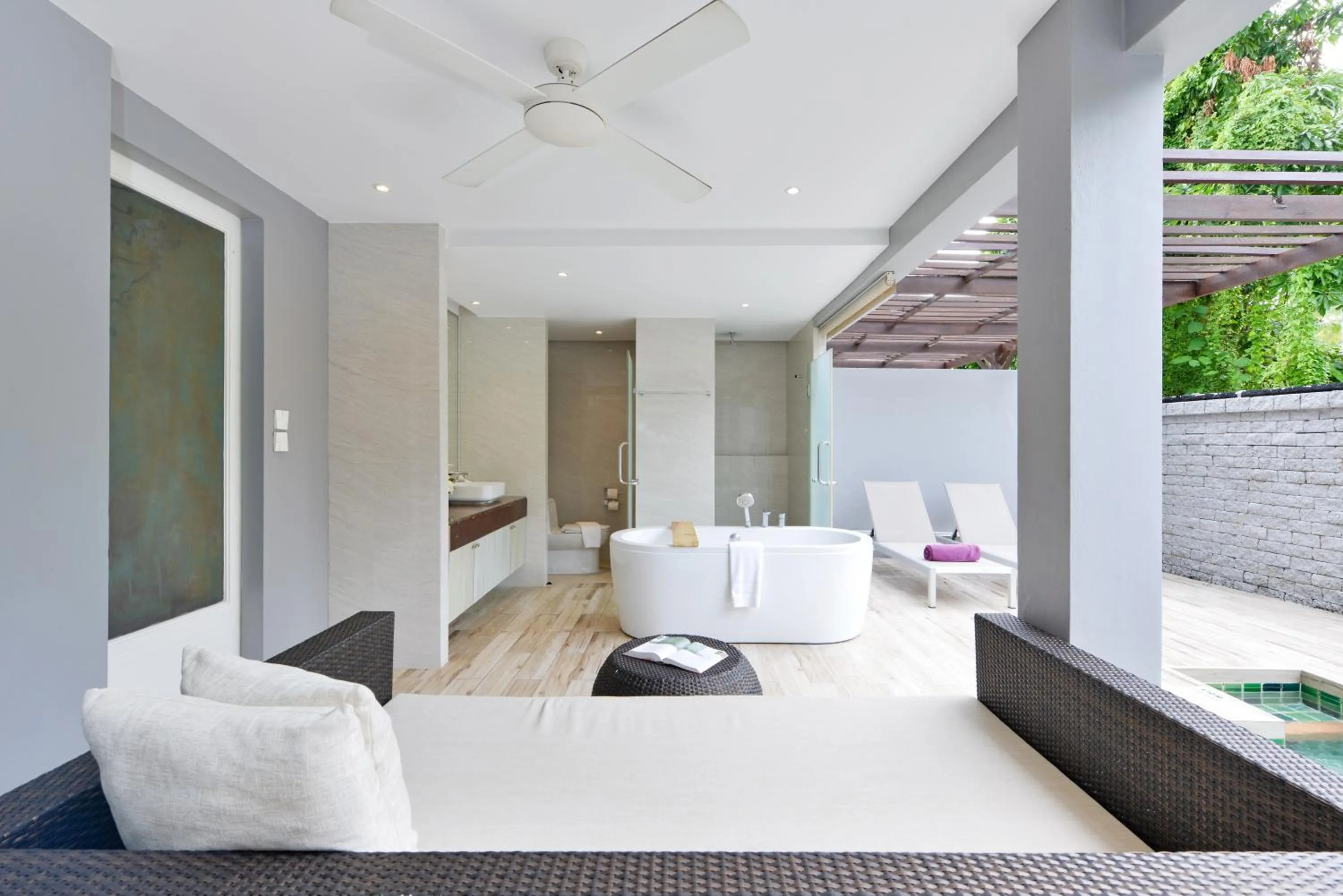 Open Air Bath in Twin Lotus Resort and Spa - SHA Plus - Adult Only "November - April"