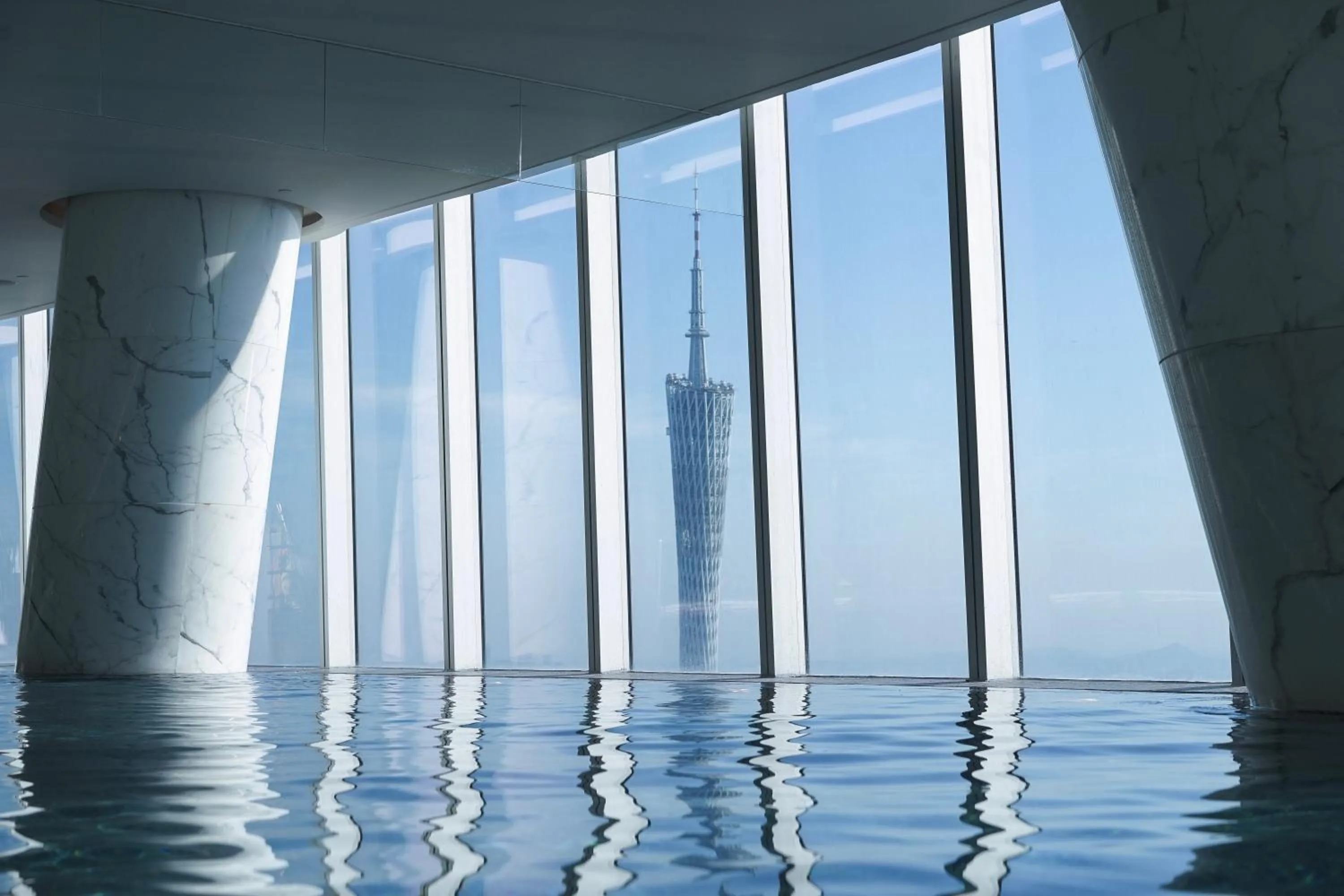 Swimming pool in Four Seasons Hotel Guangzhou