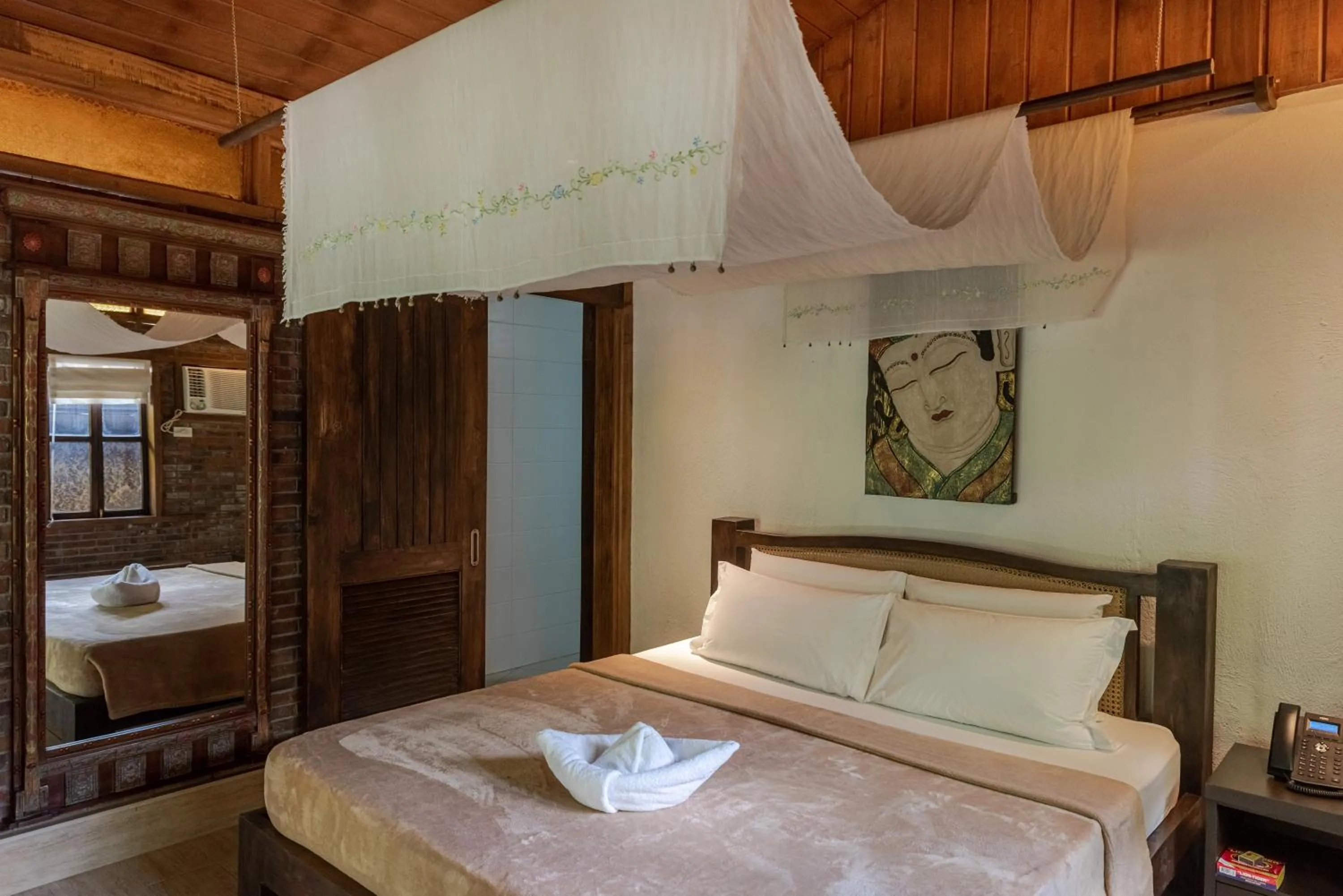 Bed in Chema's by the Sea