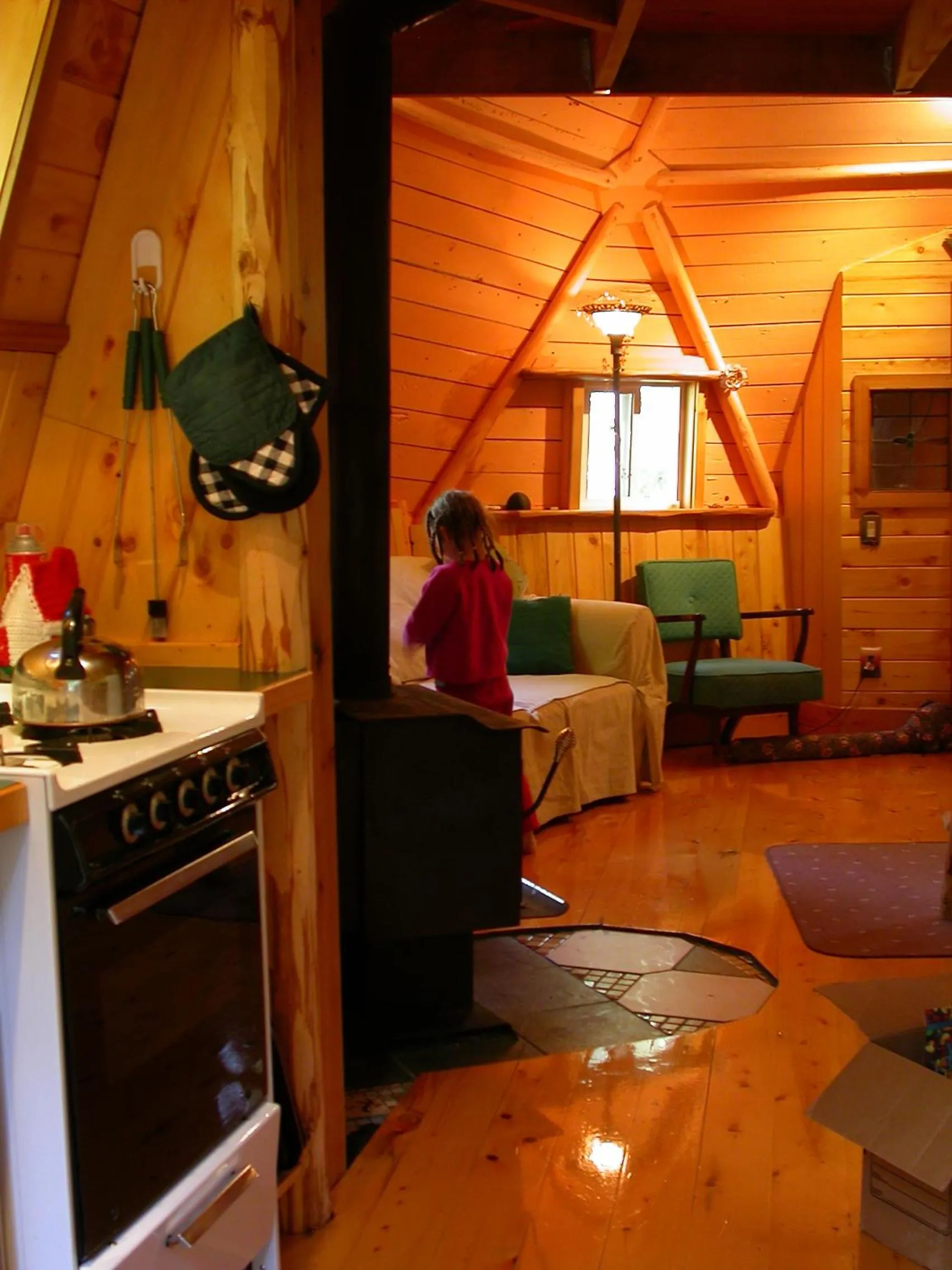 Kitchen or kitchenette, Bed in The Magical Dome