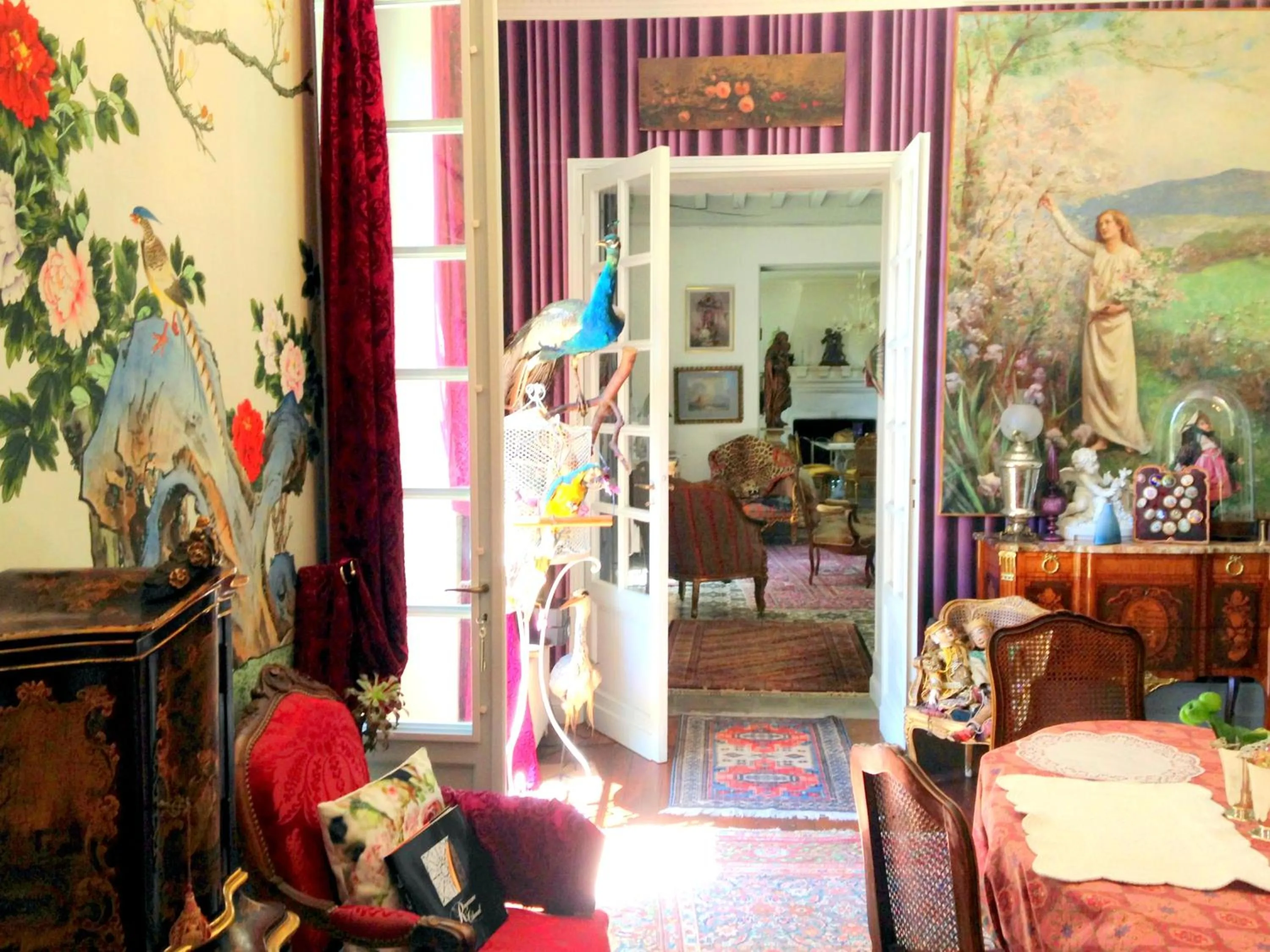 Communal lounge/ TV room, Bed in La Rebière d'Or, B&B et Gîte