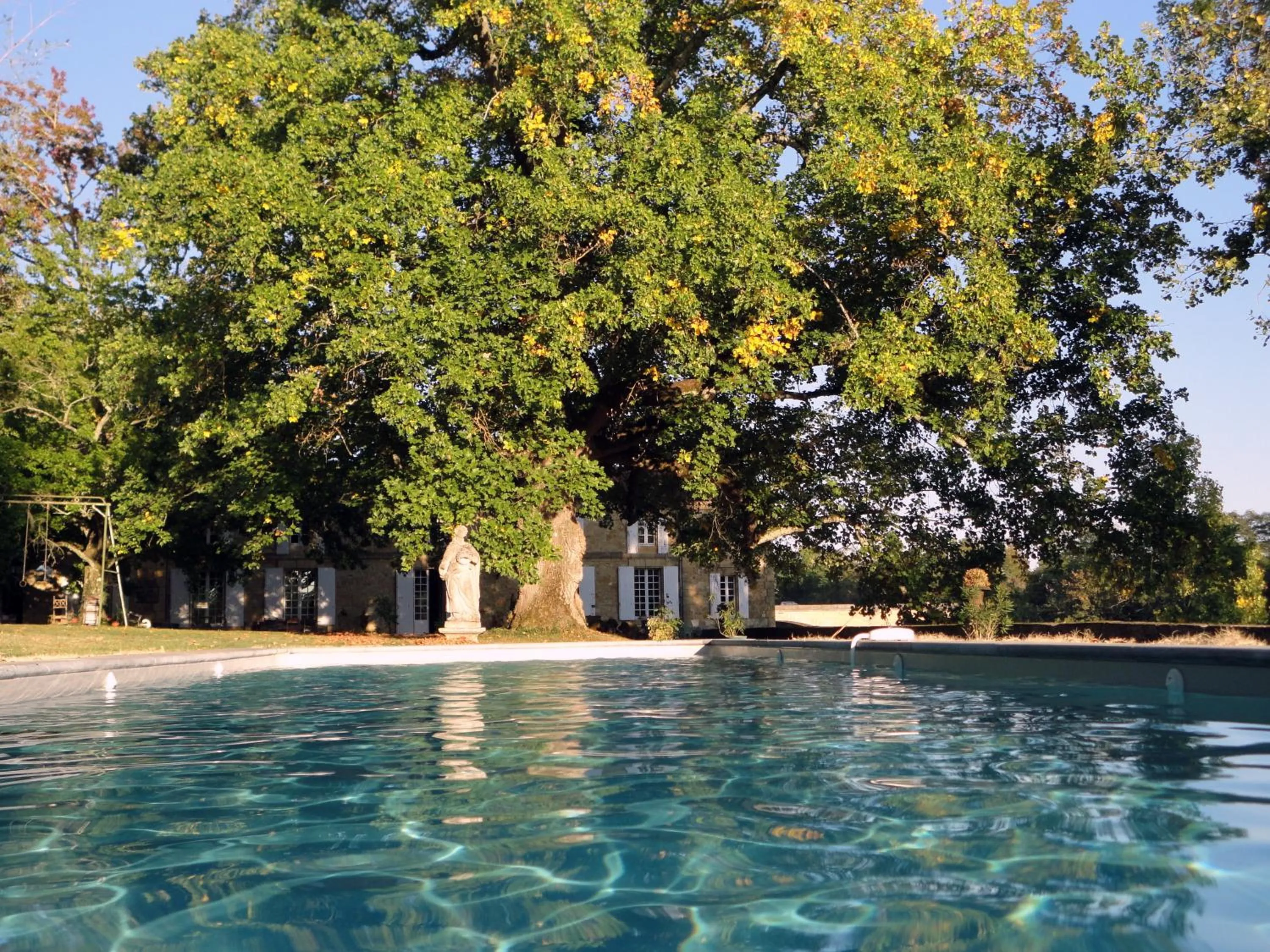 Swimming pool in La Rebière d'Or, B&B et Gîte