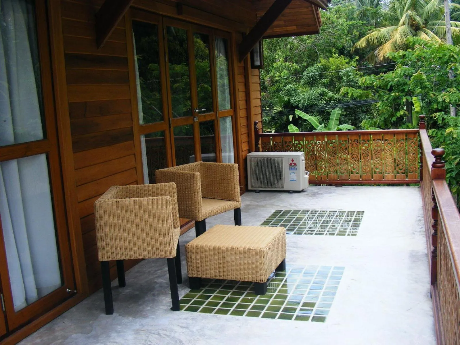 Balcony/Terrace in Baan Nana Villa