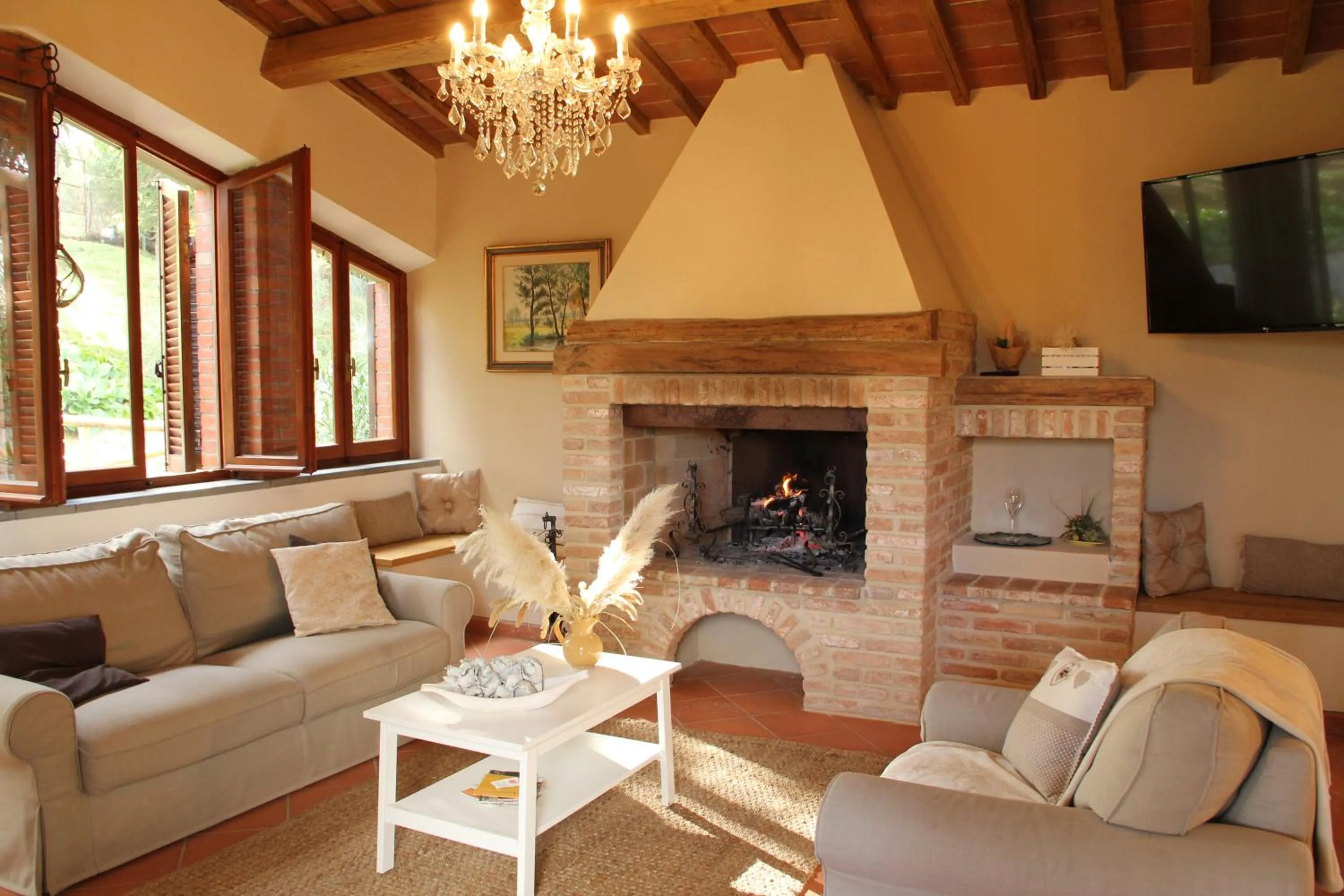 Living room in Casa di Sasso