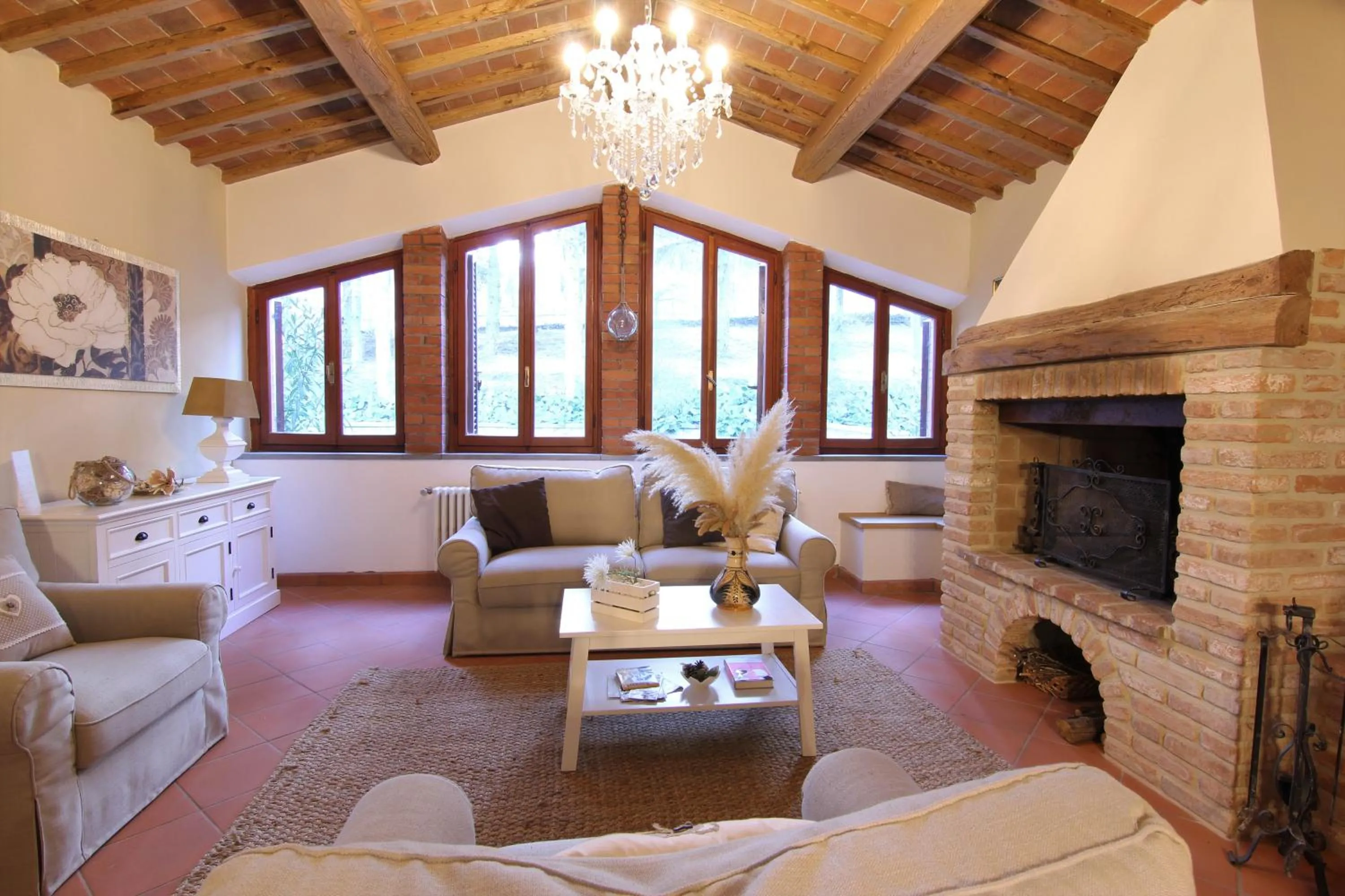 Living room in Casa di Sasso