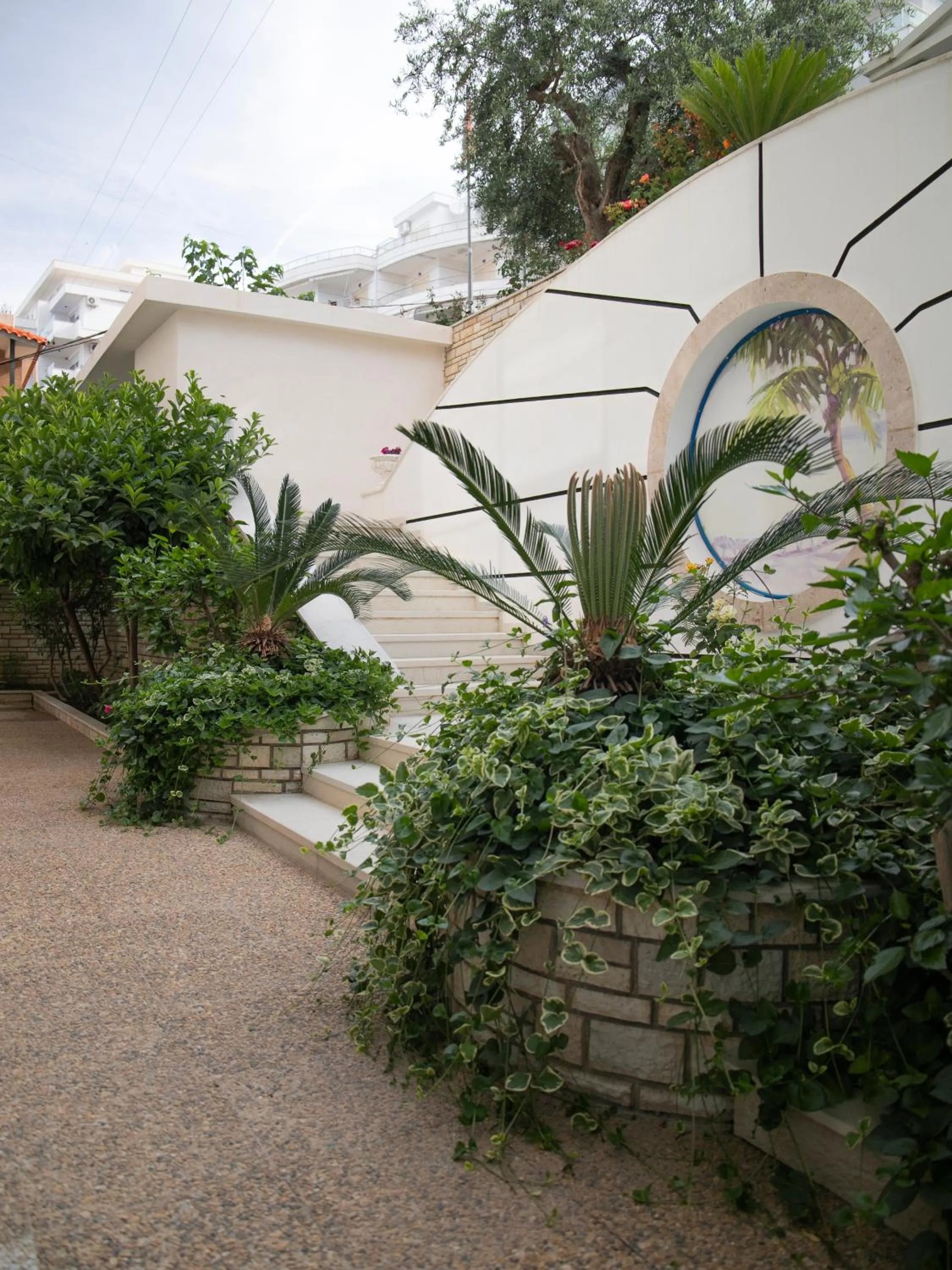 Garden view in Hotel Saranda International