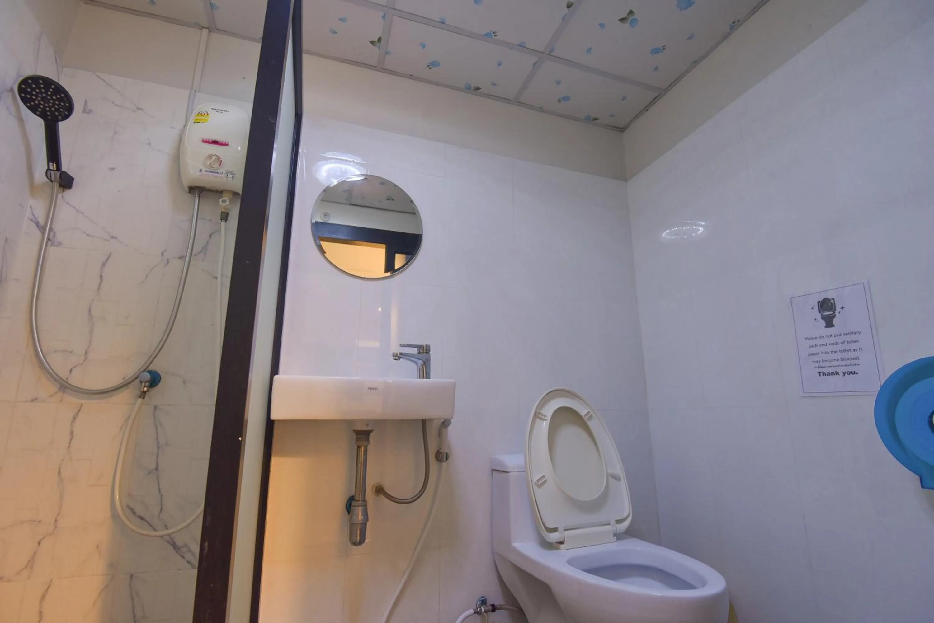 Shower in P.U. Inn Resort