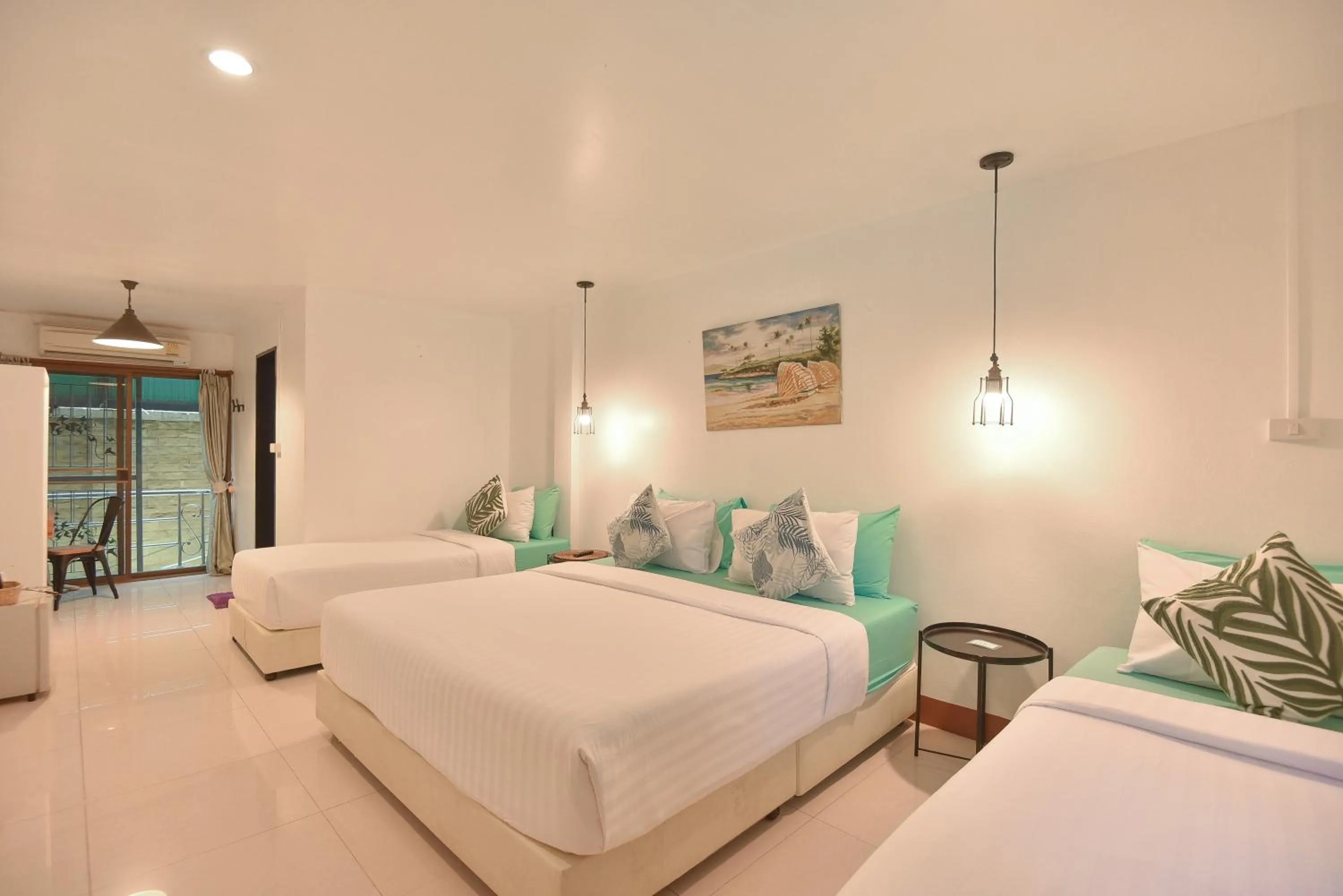 Bed in P.U. Inn Resort