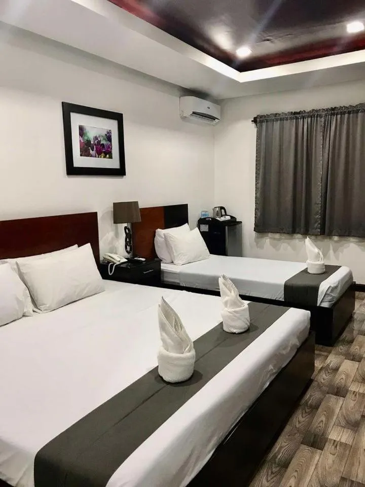 Bed in Hotel Gabriella