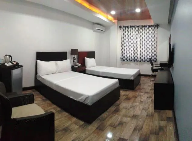 Bed in Hotel Gabriella