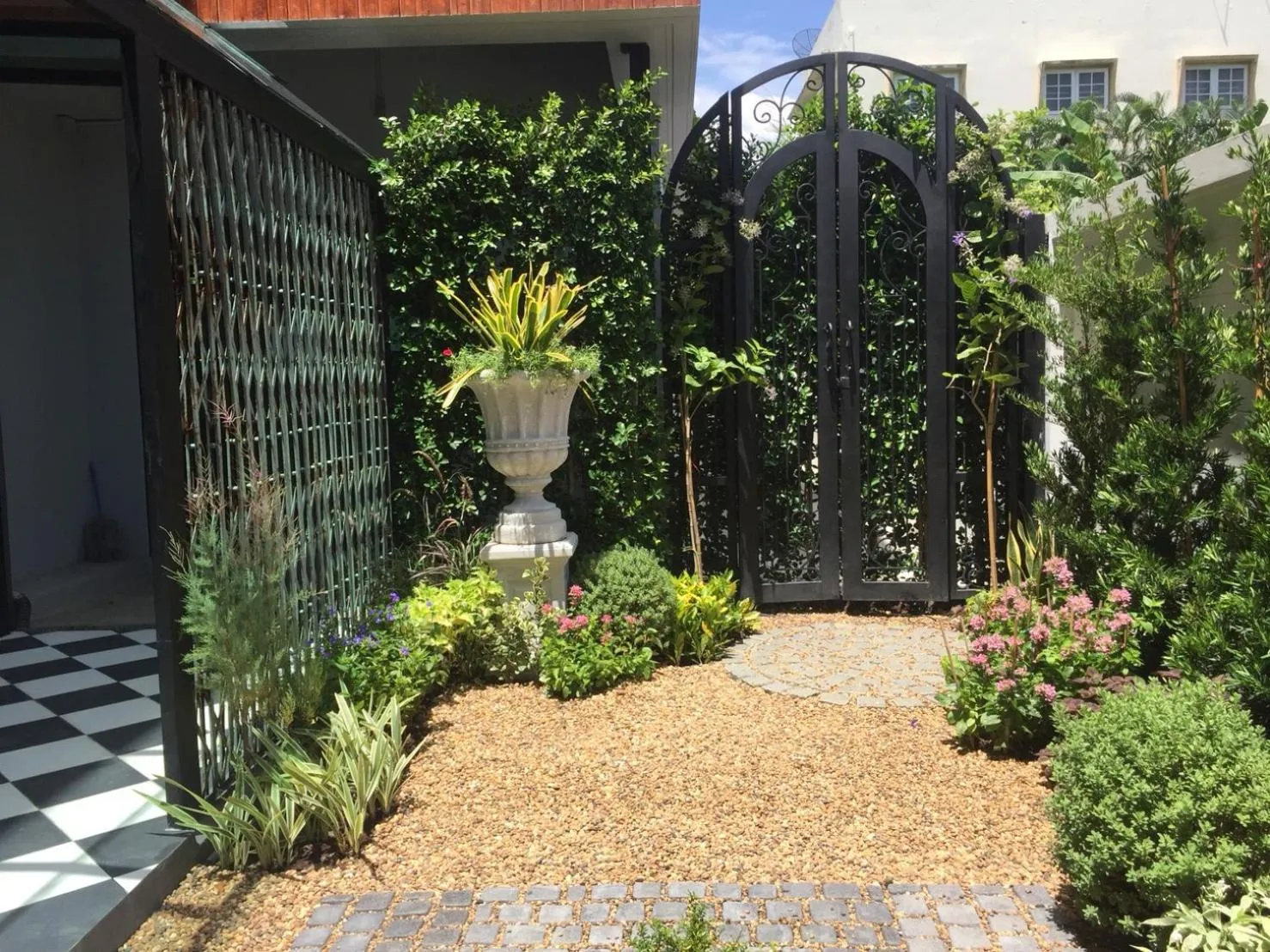 Garden in WIW mini hotel