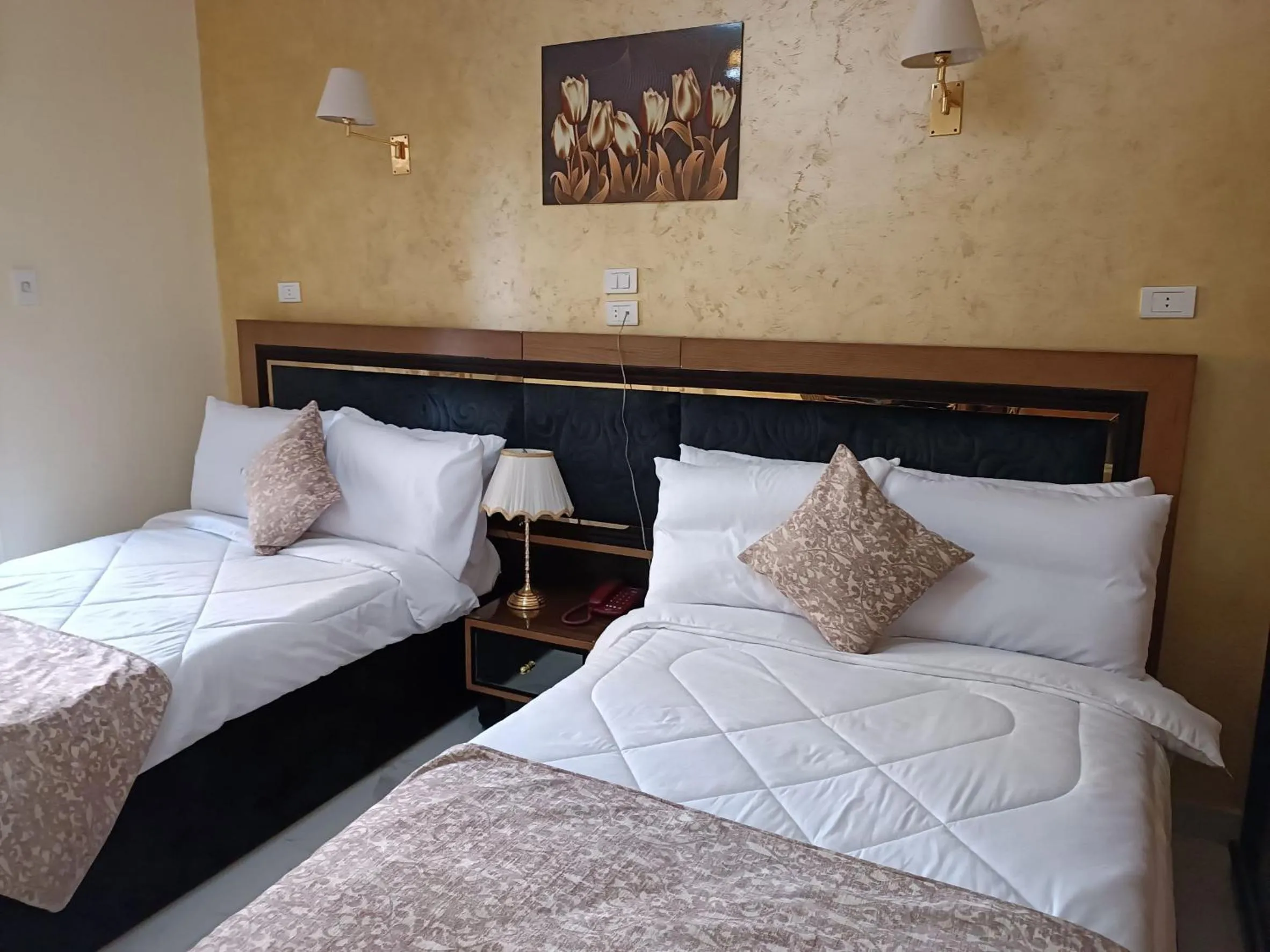 Bed in Indiana Hotel