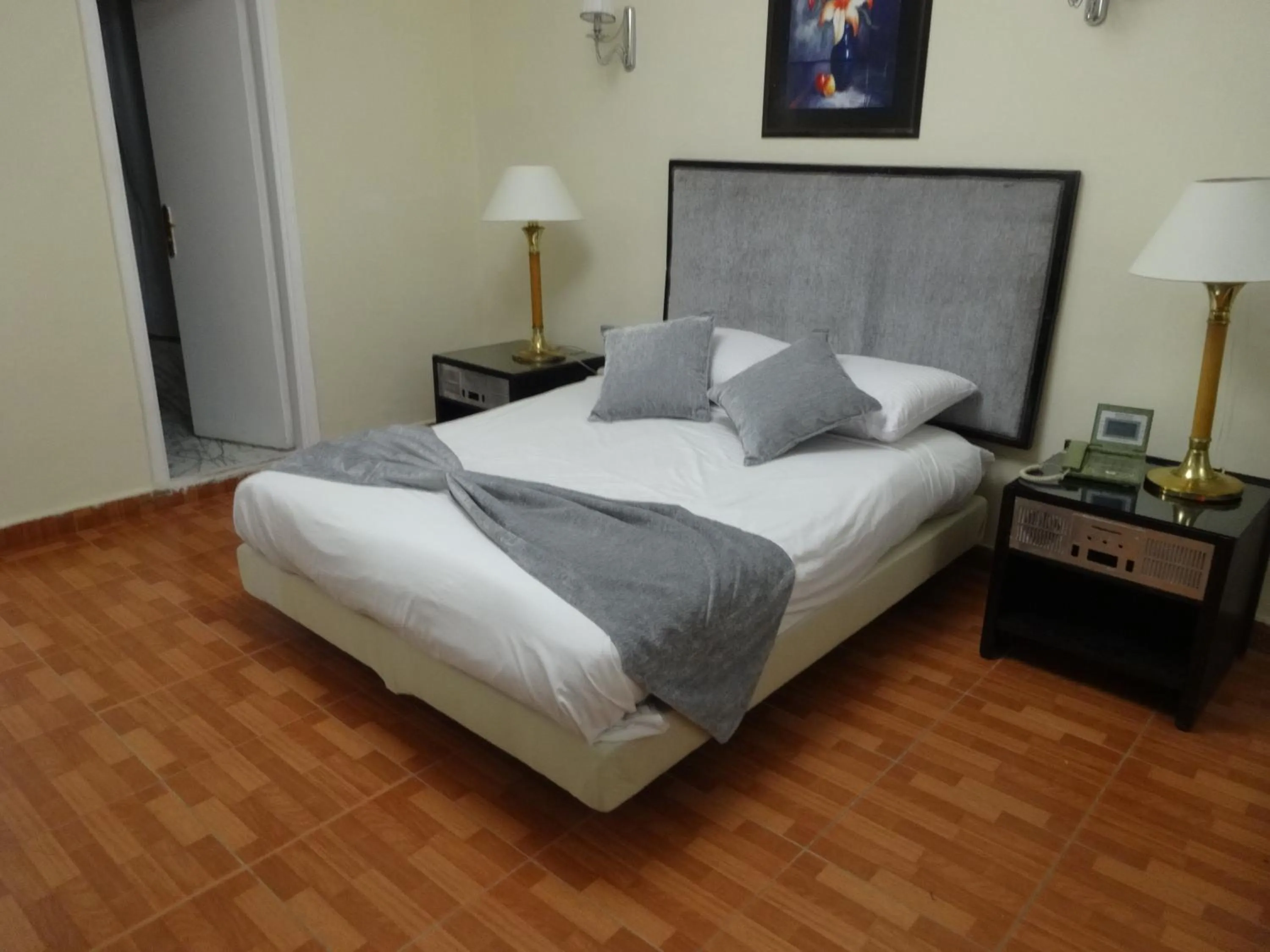 Bed in Indiana Hotel