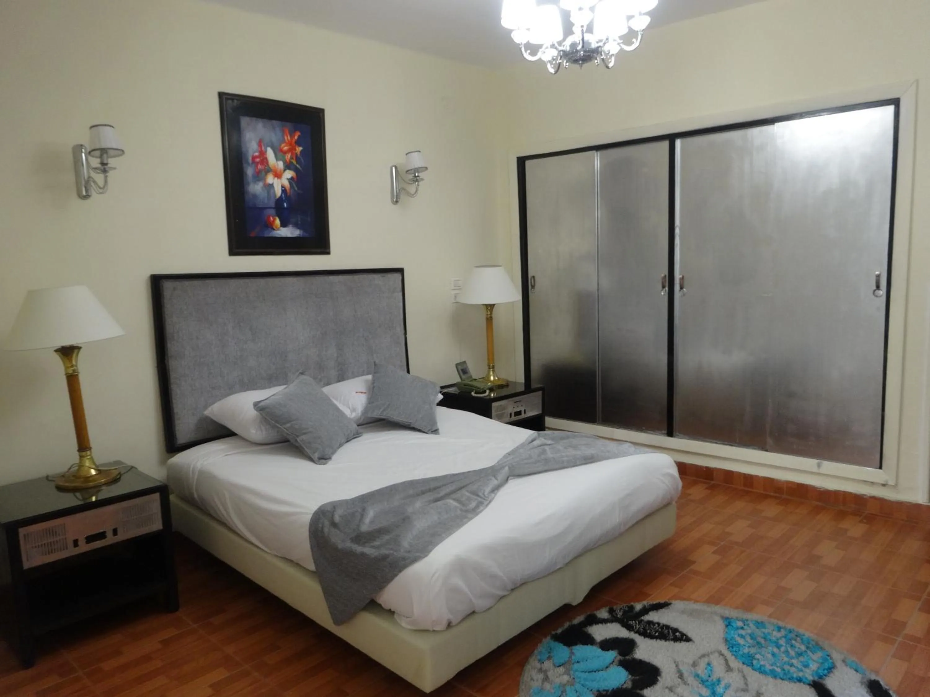 Bed in Indiana Hotel