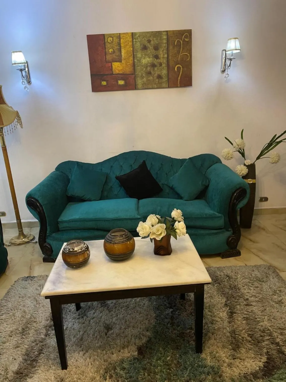 Living room in Indiana Hotel