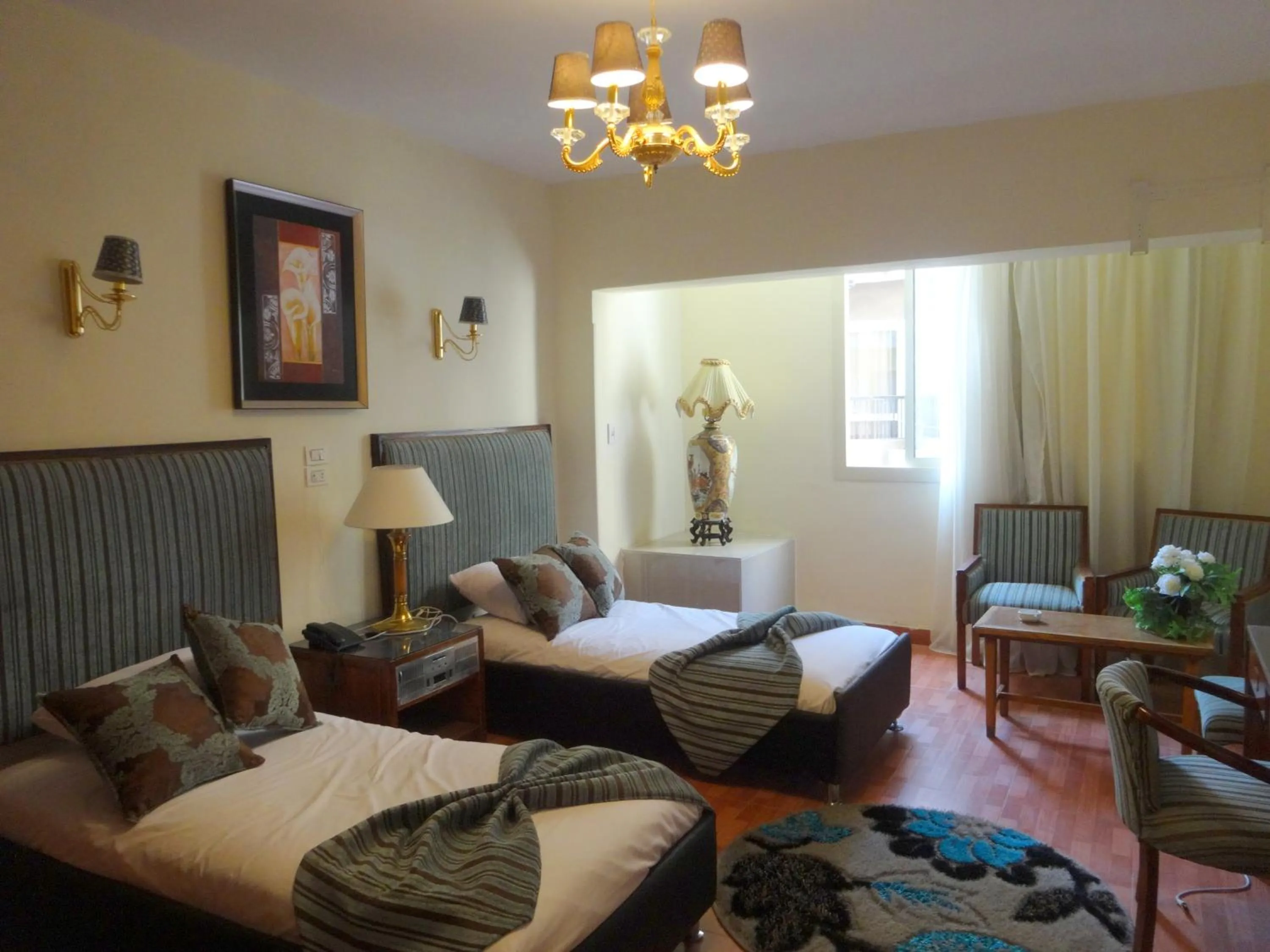 Bed in Indiana Hotel