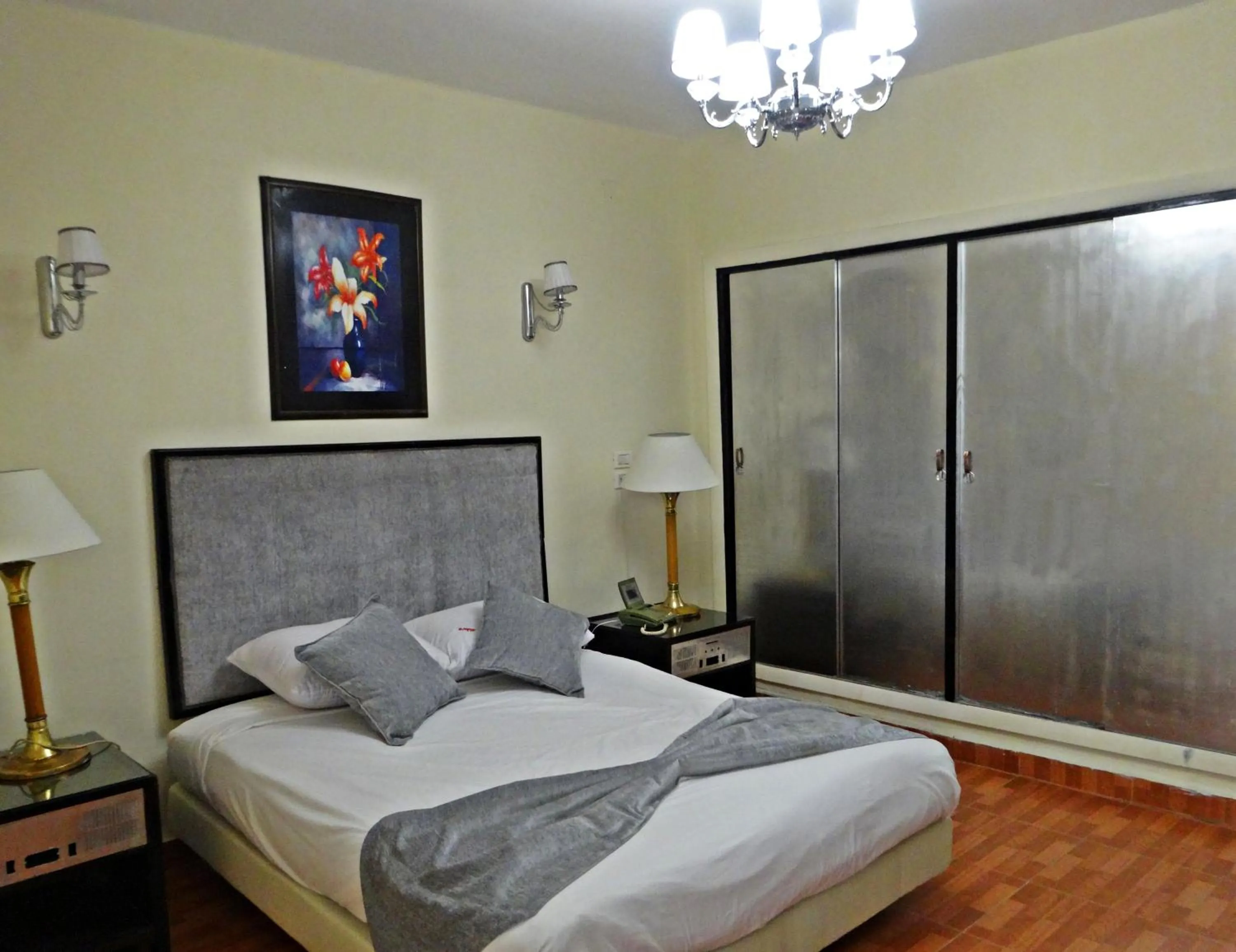 Bed in Indiana Hotel