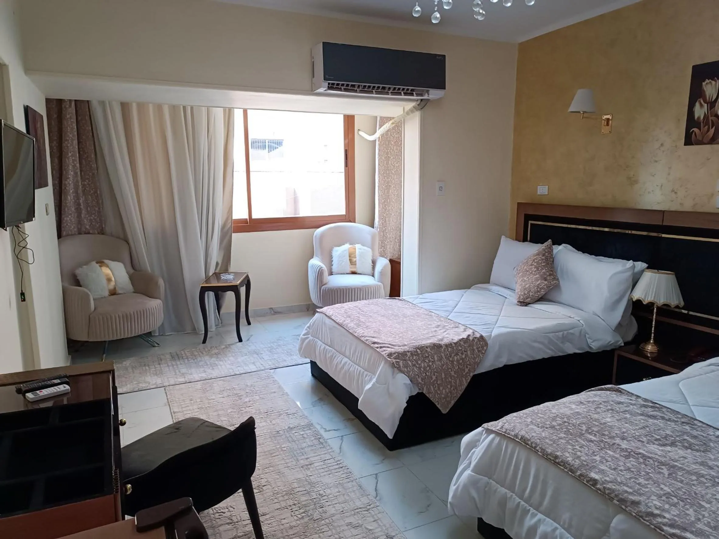 Bed in Indiana Hotel