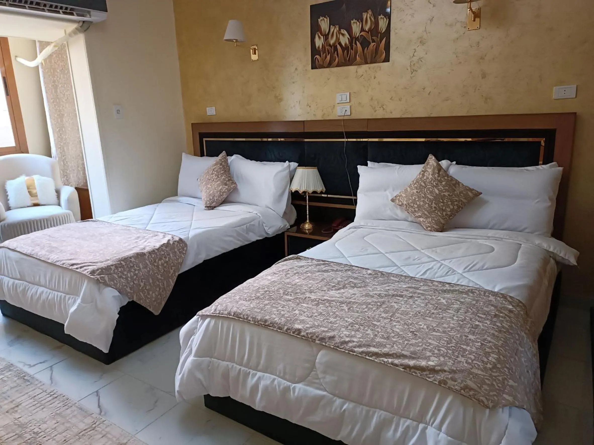 Bed in Indiana Hotel