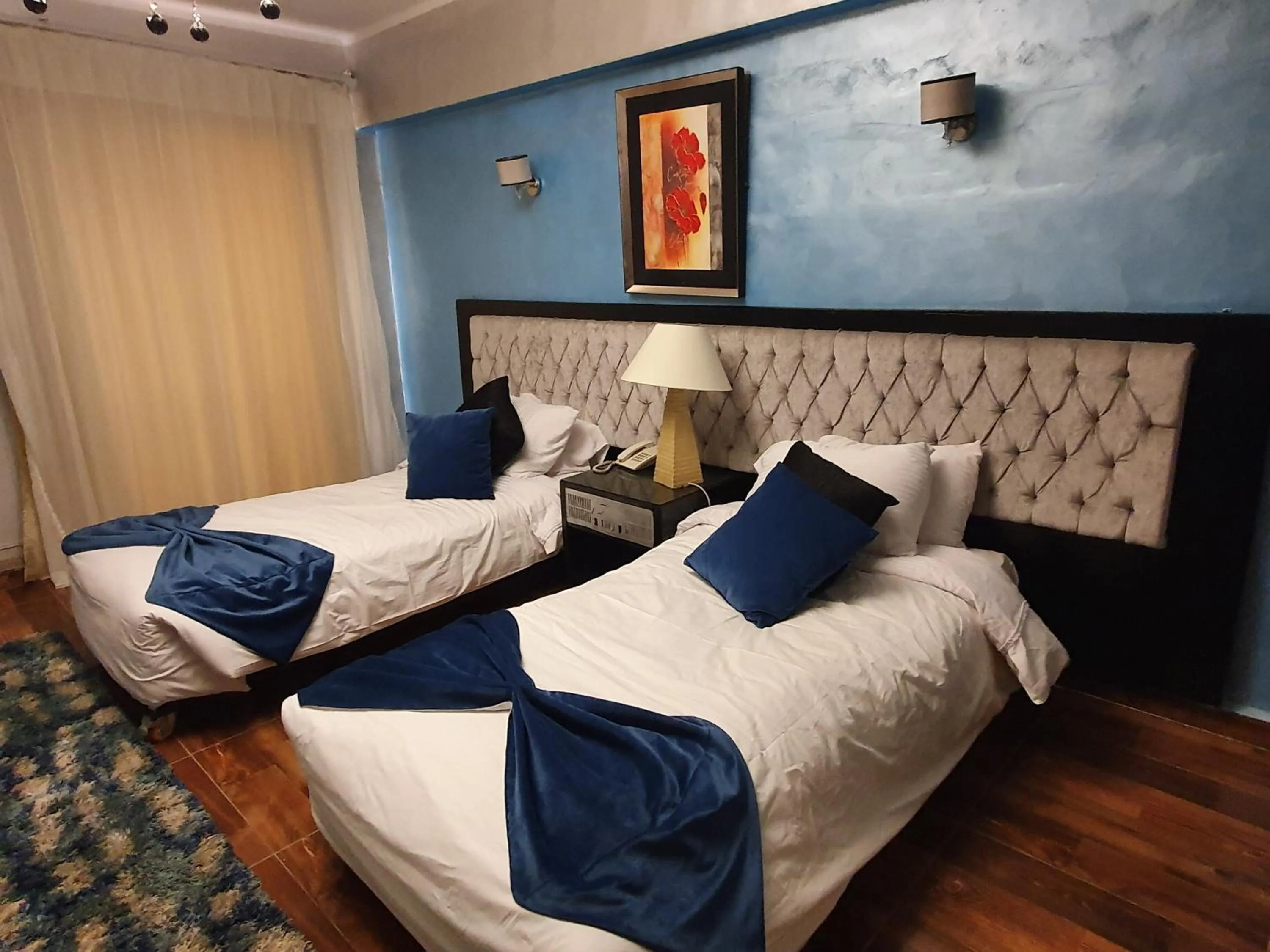 Bed in Indiana Hotel