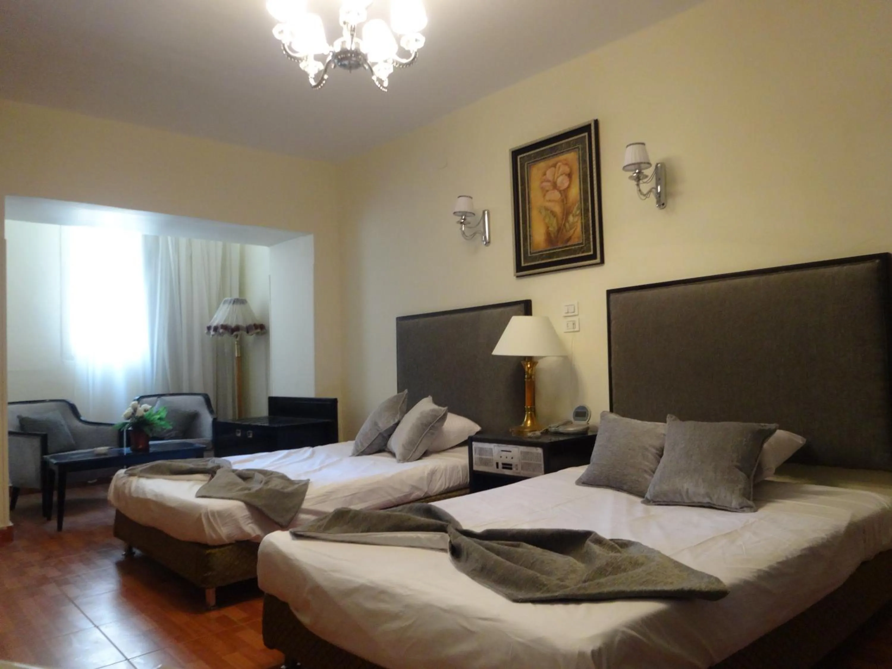 Bed in Indiana Hotel