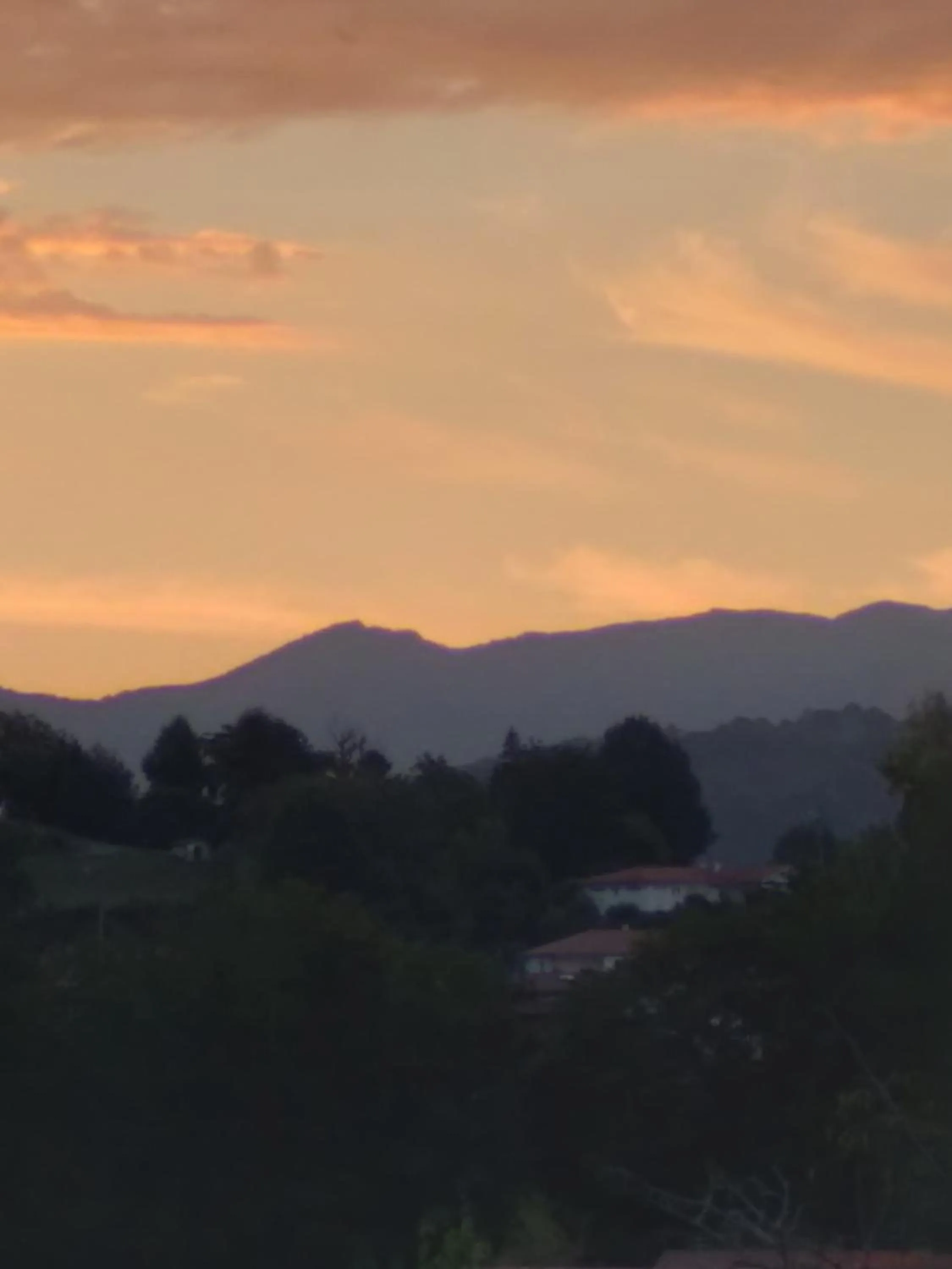 Mountain view in Hôtel Camou