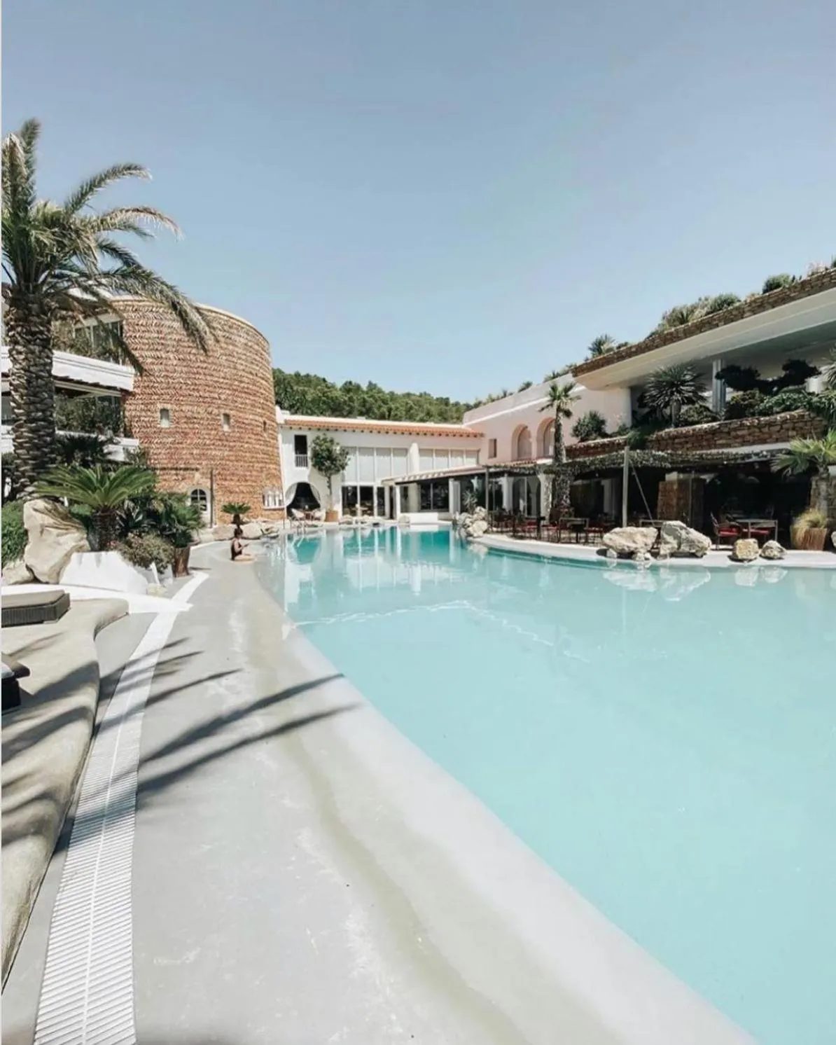 Swimming pool in Hacienda Na Xamena, Ibiza