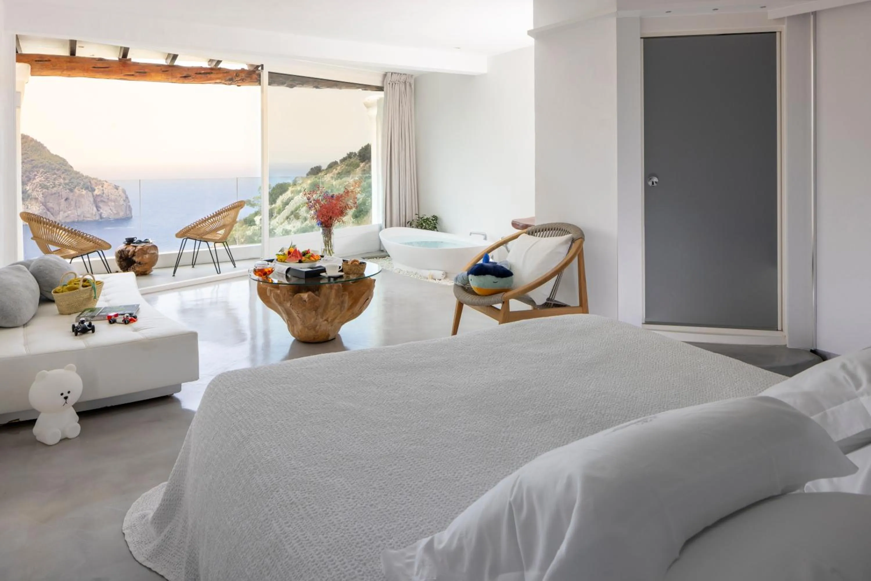 Bed in Hacienda Na Xamena, Ibiza