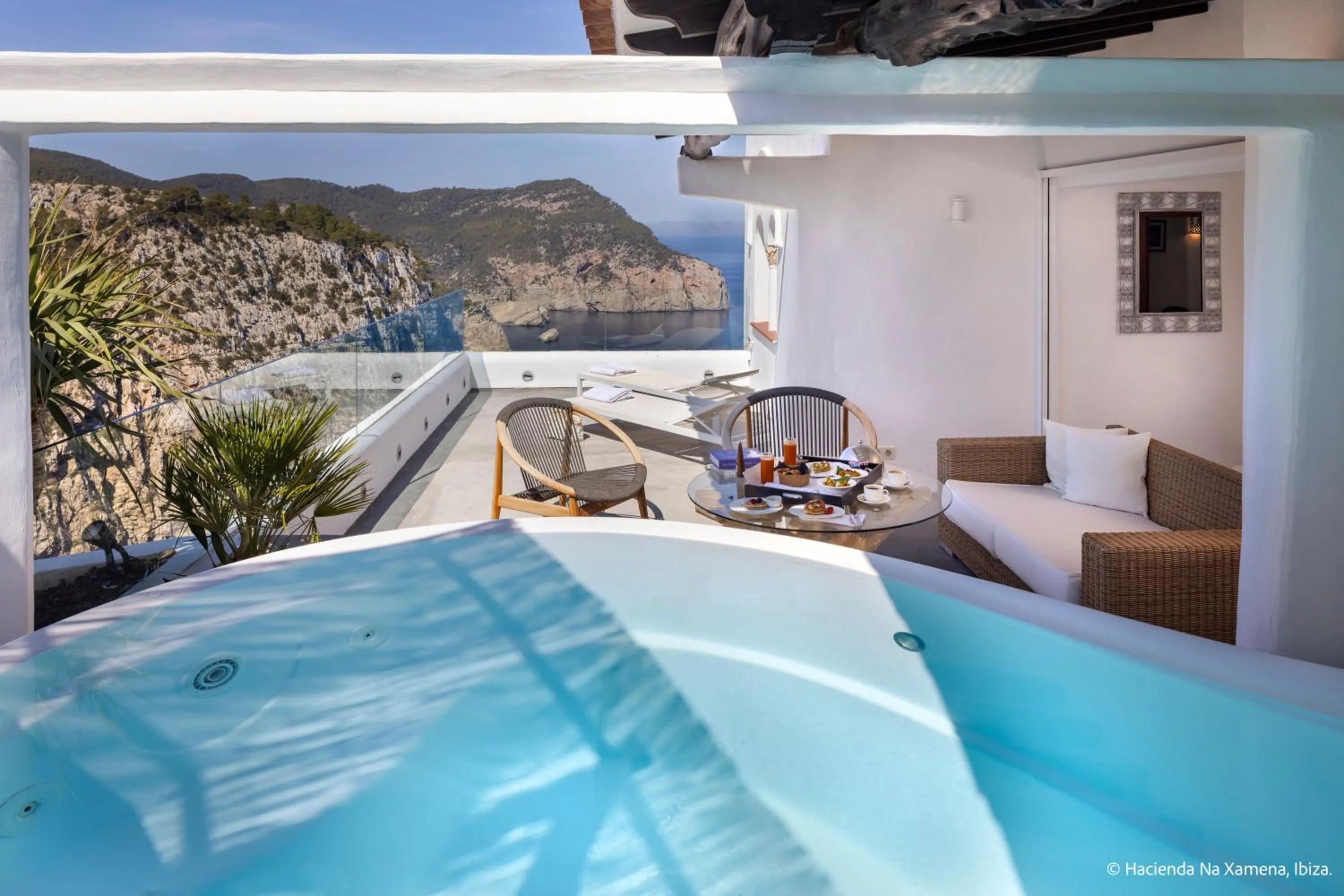 Balcony/Terrace in Hacienda Na Xamena, Ibiza